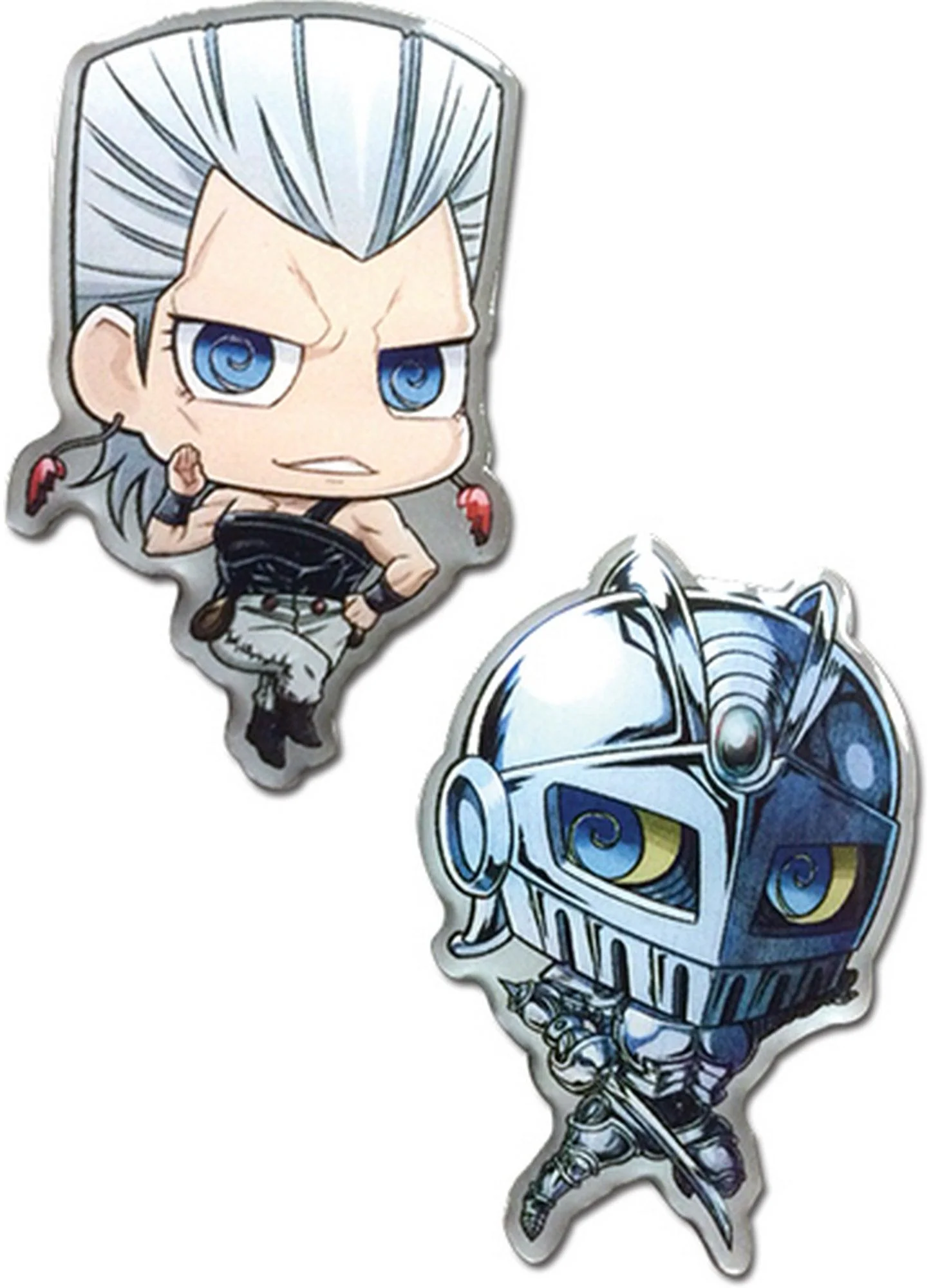 Jojo's Bizarre Adventure - Jean Pierre Polnareff & Star Platinum SD Pin