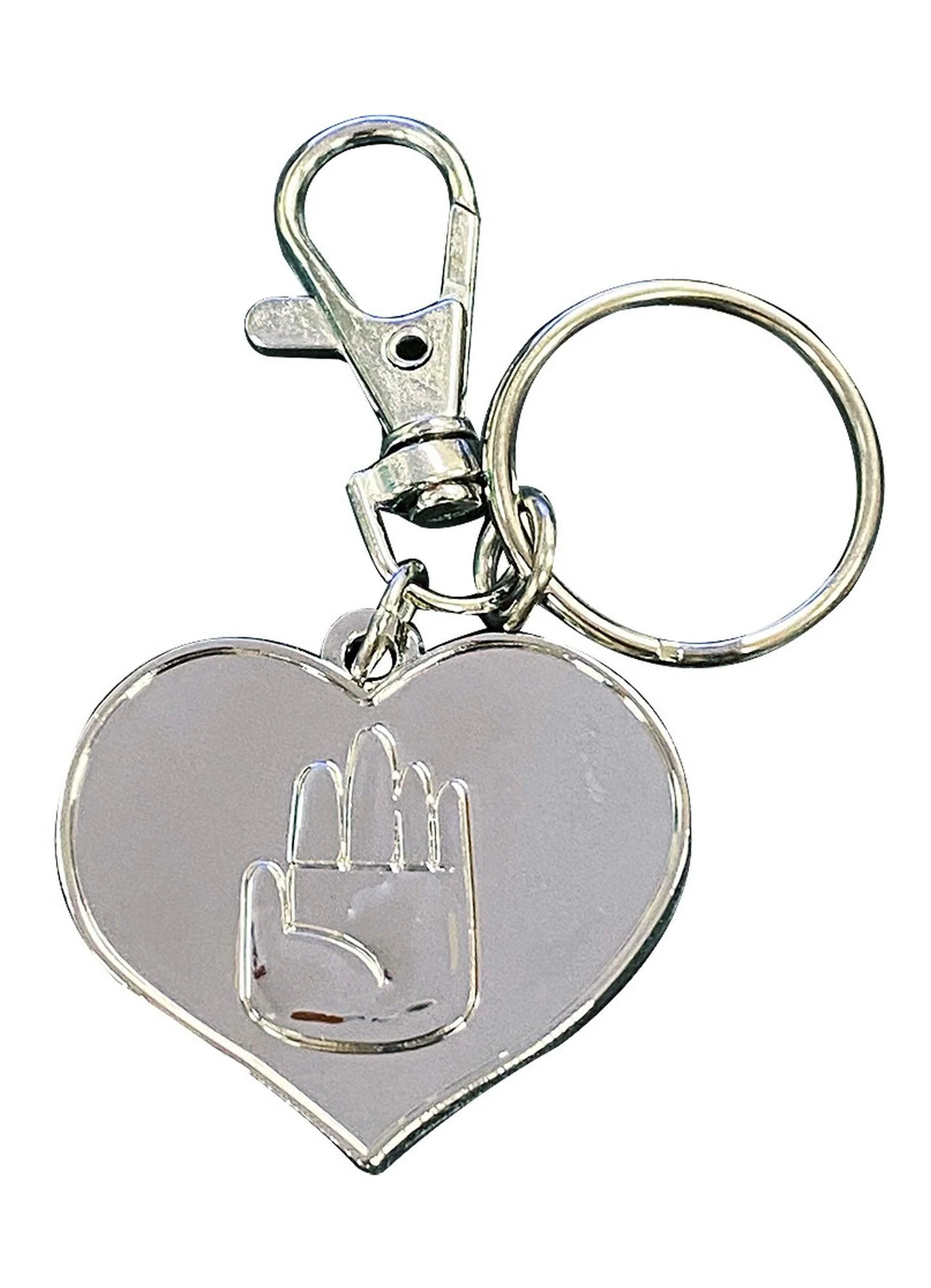 Jojo's Bizarre Adventure S3 - Hands In Heart Icon Metal Keychain