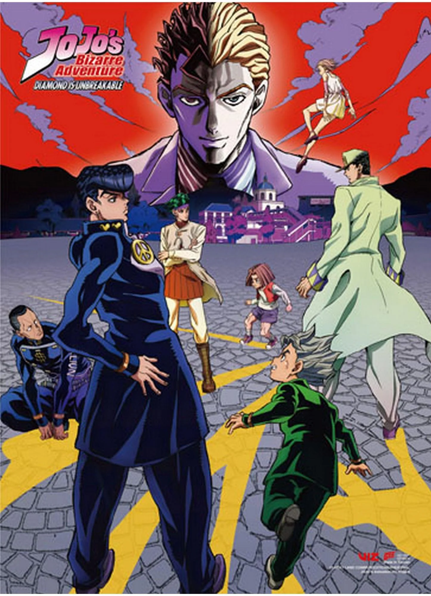 Jojo's Bizarre Adventure S3 - Key Art Group #C Wall Scroll