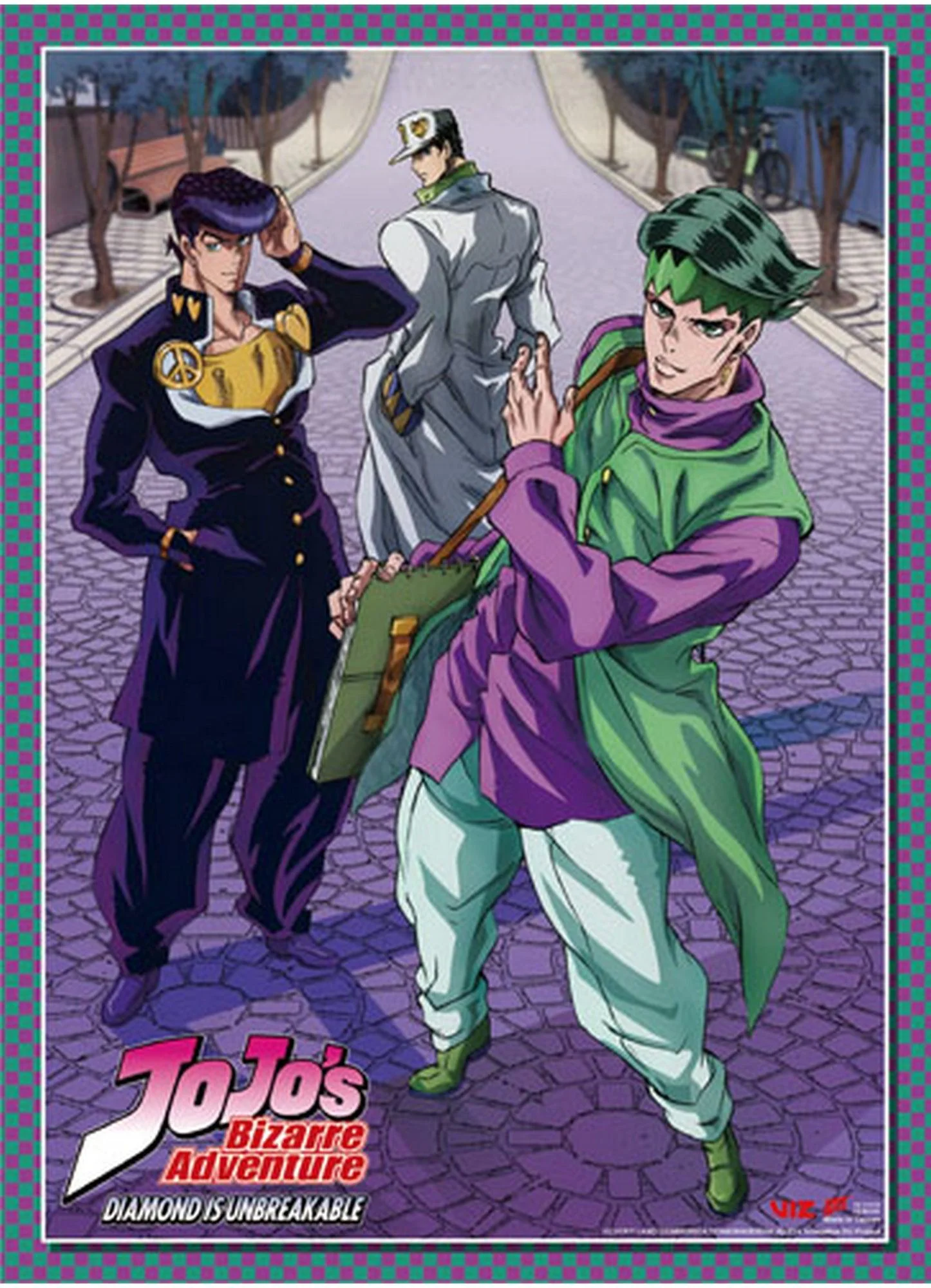 Jojo's Bizarre Adventure S3 - Key Art Group #D Wall Scroll