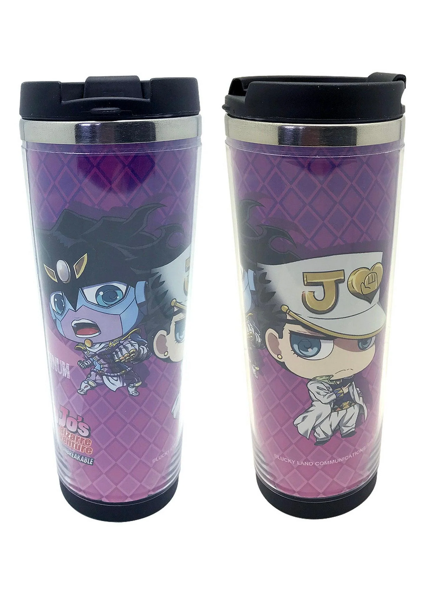 Jojo's Bizarre Adventure S3 - SD Jotaro Kujo Purple Tumbler