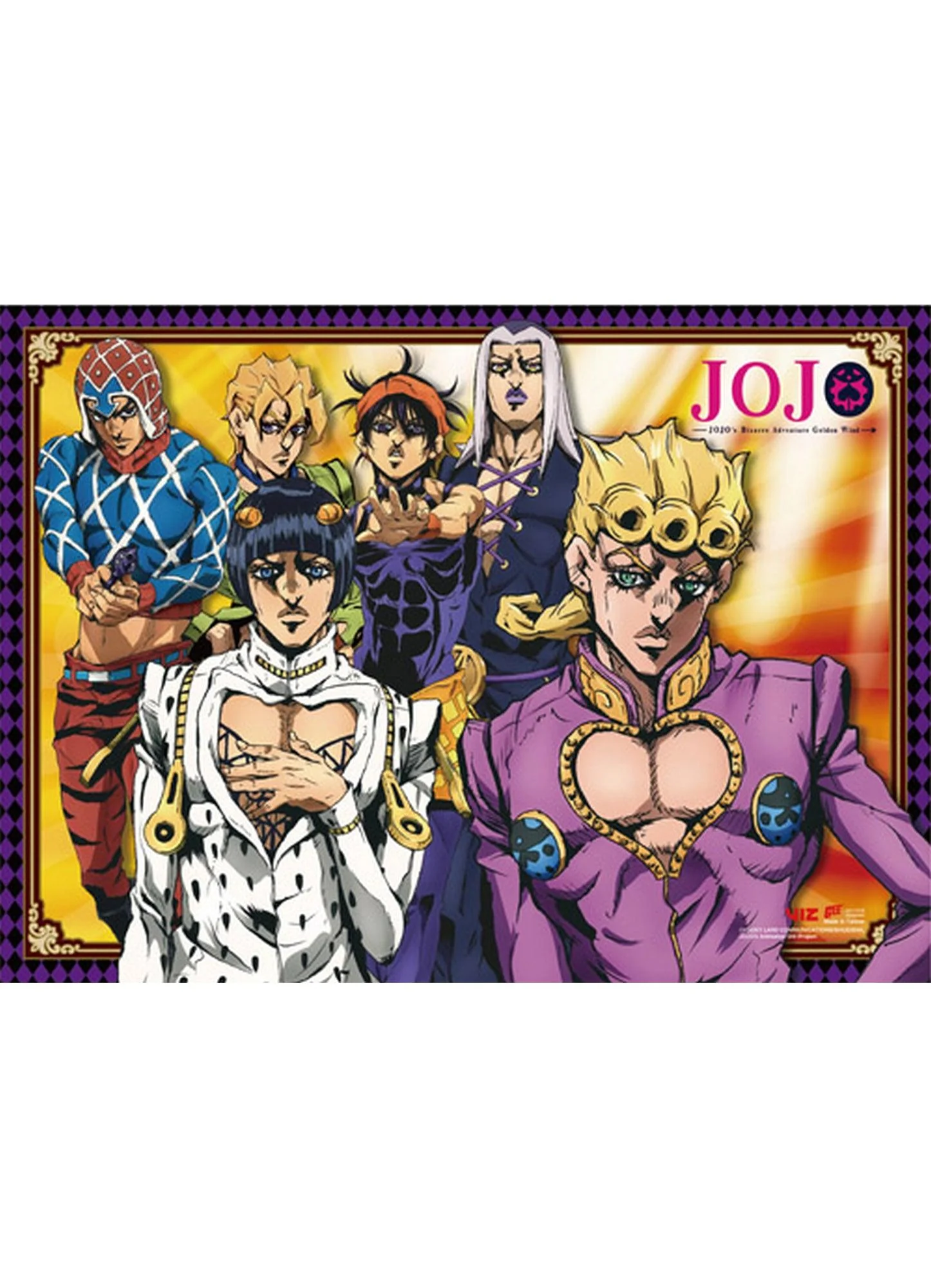 Jojo's S4 - Group Wall Scroll
