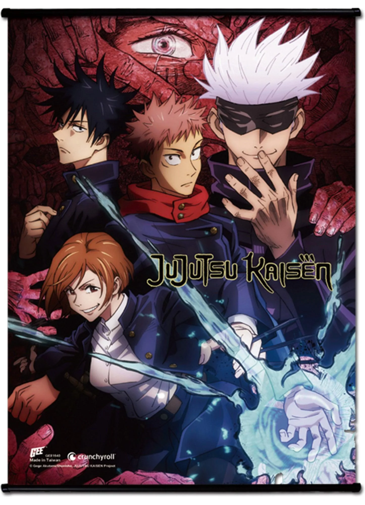 Jujutsu Kaisen - Key Art #B SS Wall Scroll 18.5"W x 25.2"H