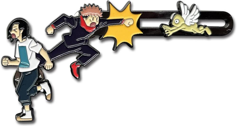 JUJUTSU KAISEN - PINSART ITADORI FIGHTING WITH FLY HEAD MOVEABLE PIN