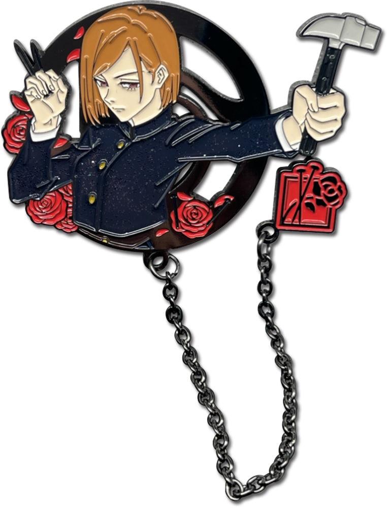 JUJUTSU KAISEN - PINSART NOBARA PIN WITH CHAIN