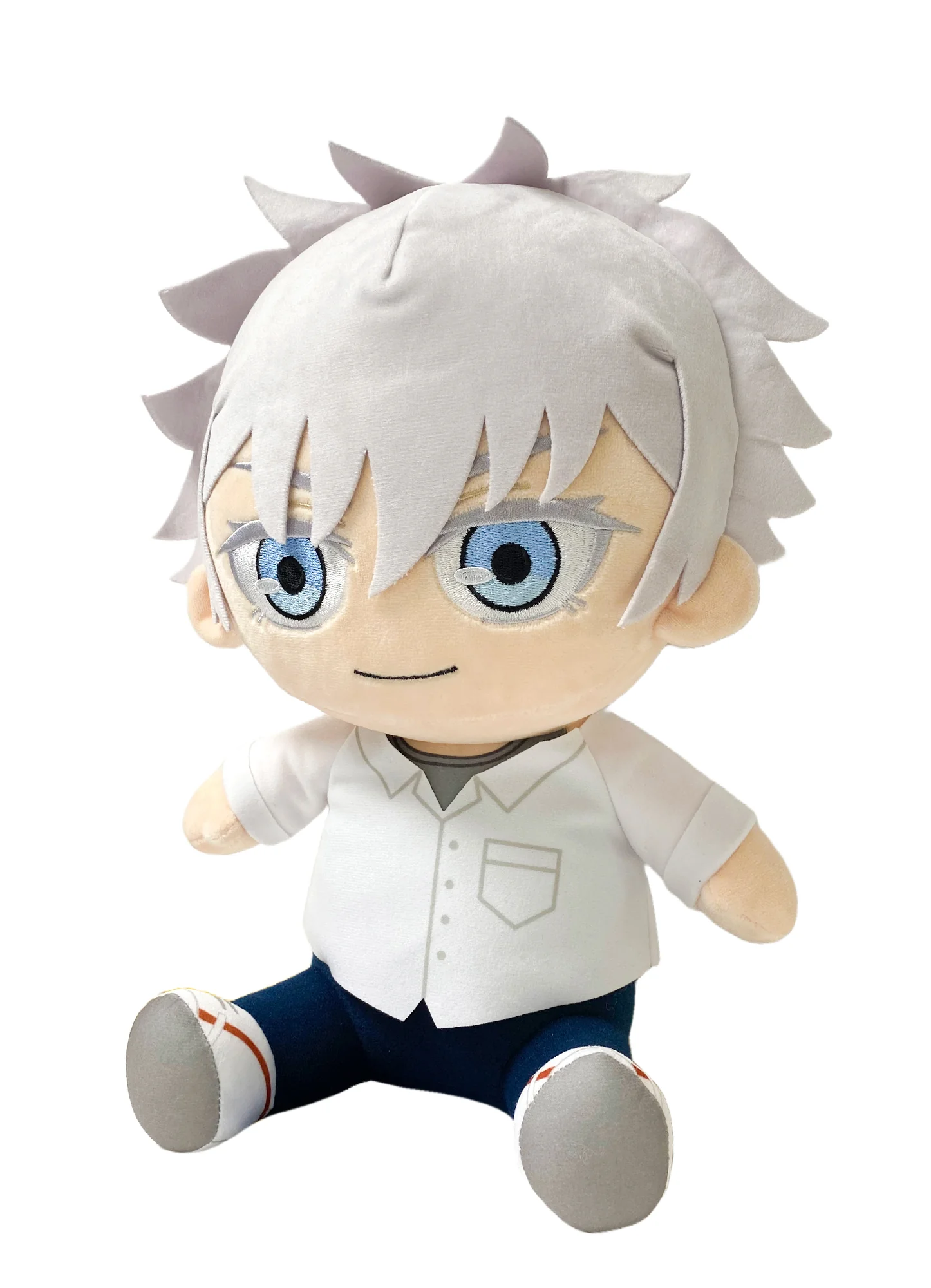 Jujutsu Kaisen Hidden Inventory - Satoru Gojo (White Shirt) Sitting Plush 12" H - Image 2