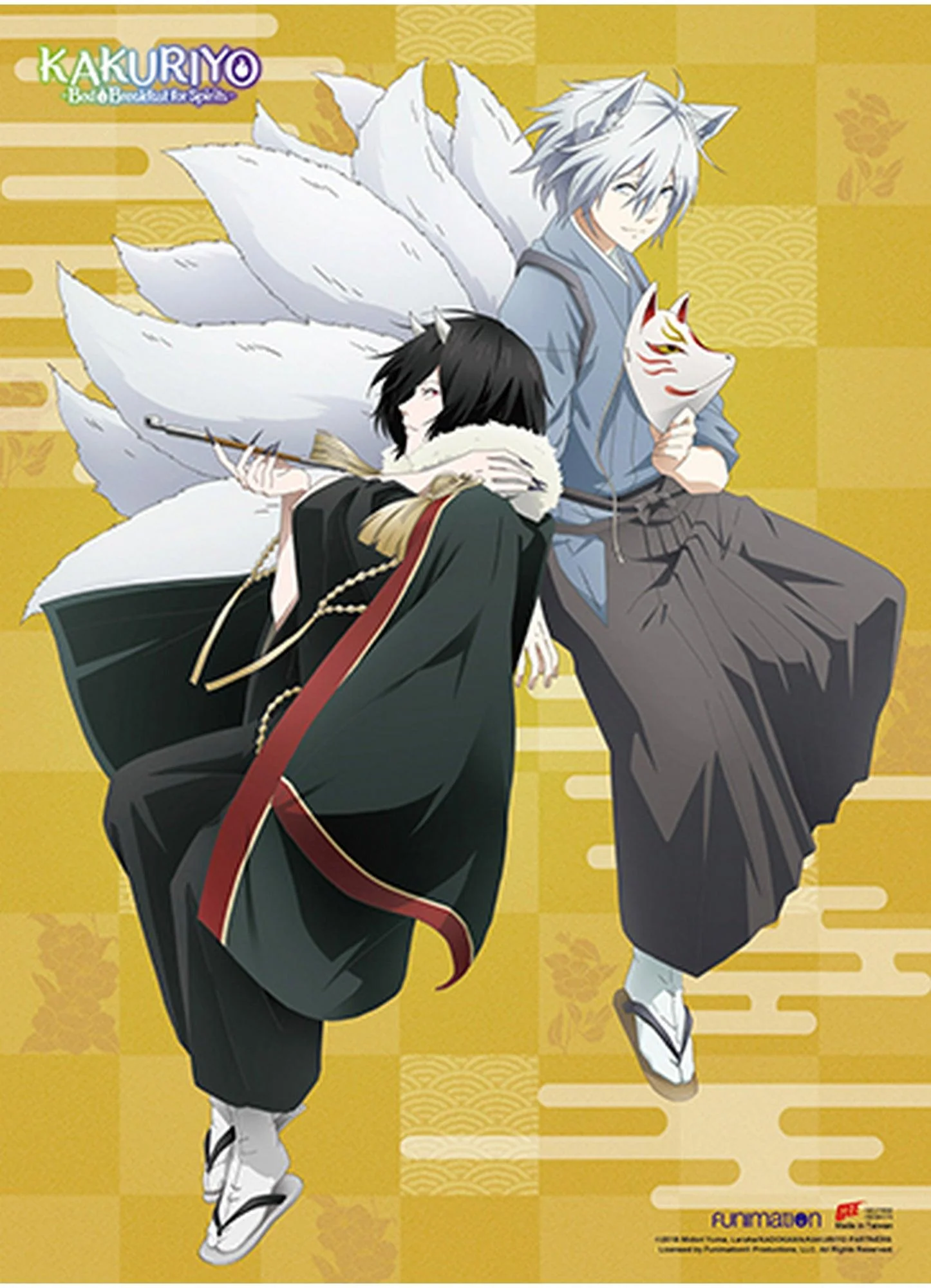 Kakuriyo - Master Innkeeper & Ginji Wall Scroll
