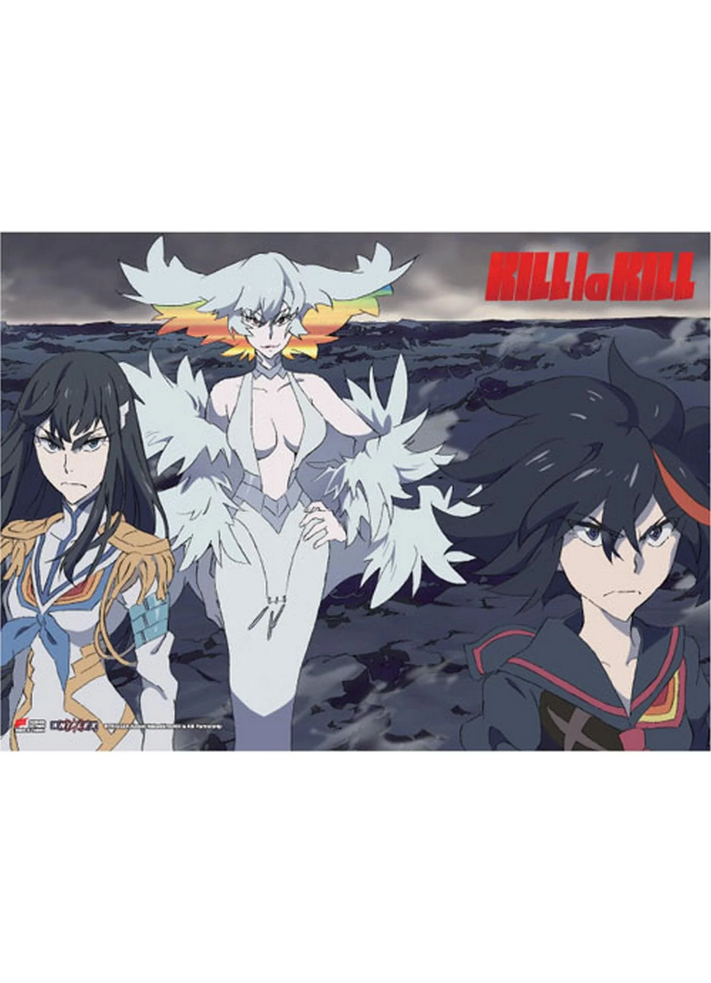 Kill La Kill - Ryuko Matoi, Satsuki Kiryuin & Ragyo Kiryuin Fabric Poster