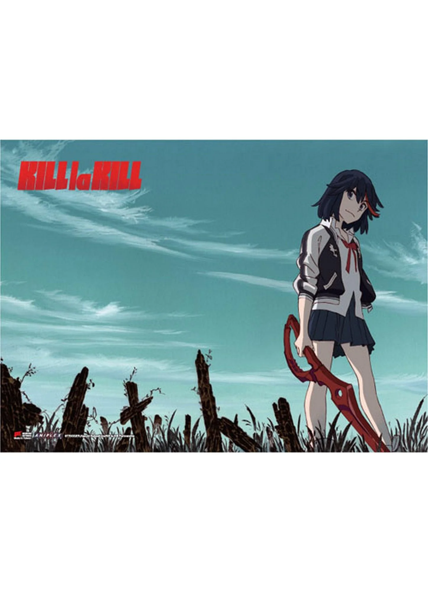 Kill La Kill - Ryuko Matoi & Sky Fabric Poster