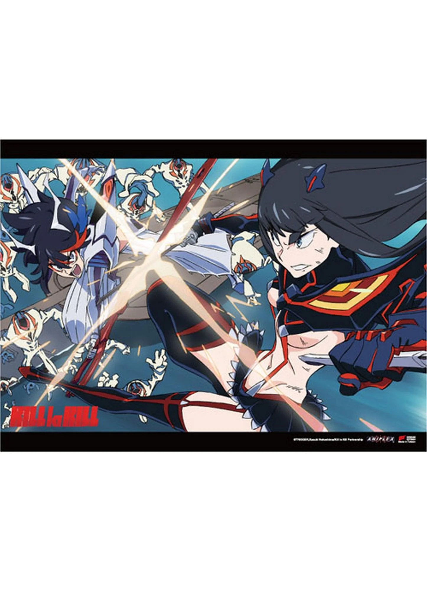 Kill La Kill - Ryuko Matoi Vs Satsuki Kiryuin Wall Scroll