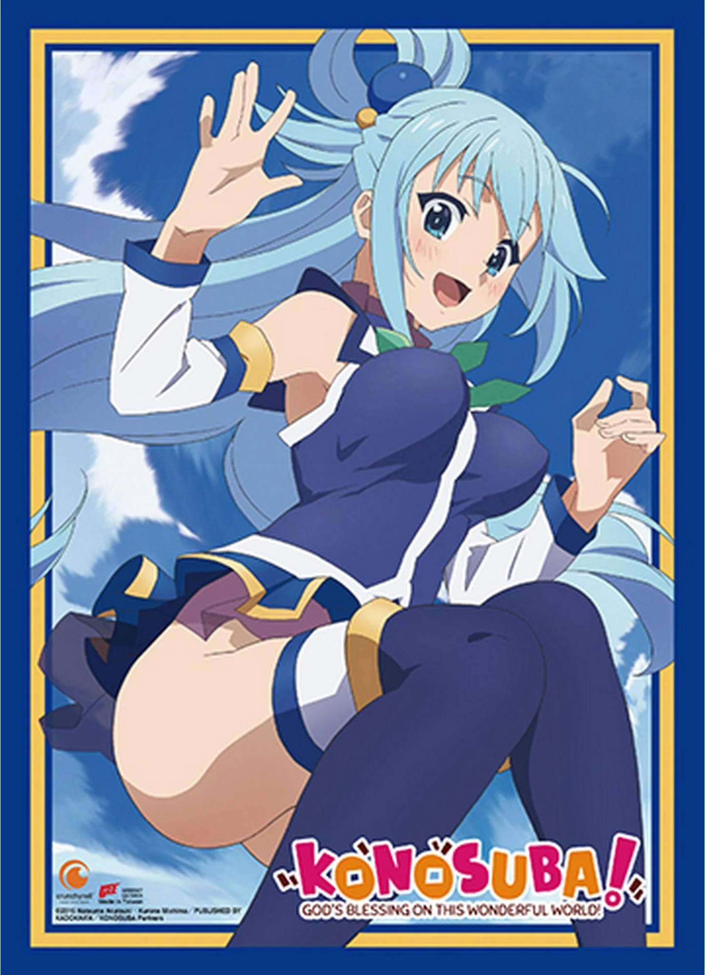 Konosuba - Aqua Fabric Poster