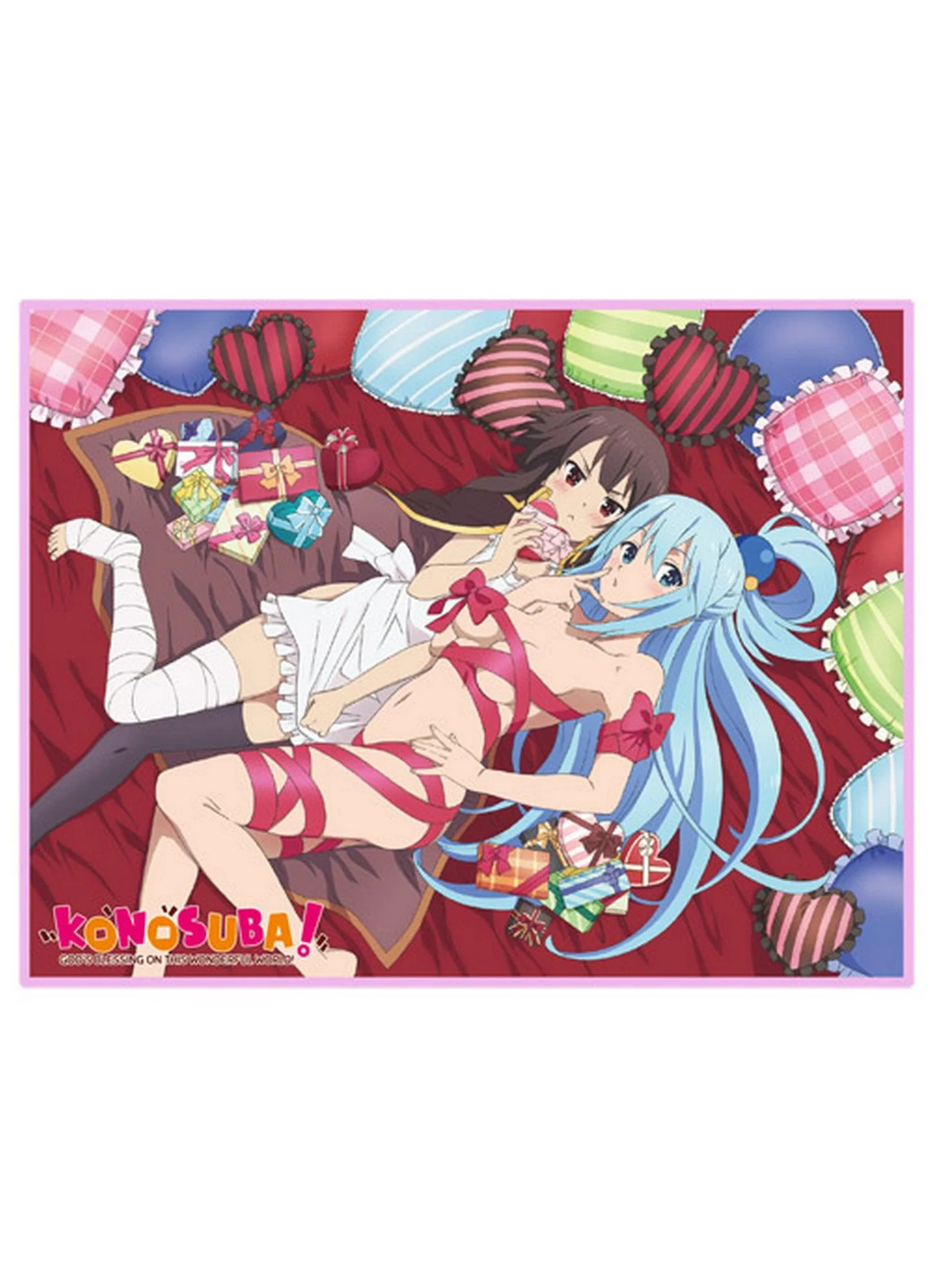 Konosuba - Aqua & Megumin Sublimation Throw Blanket