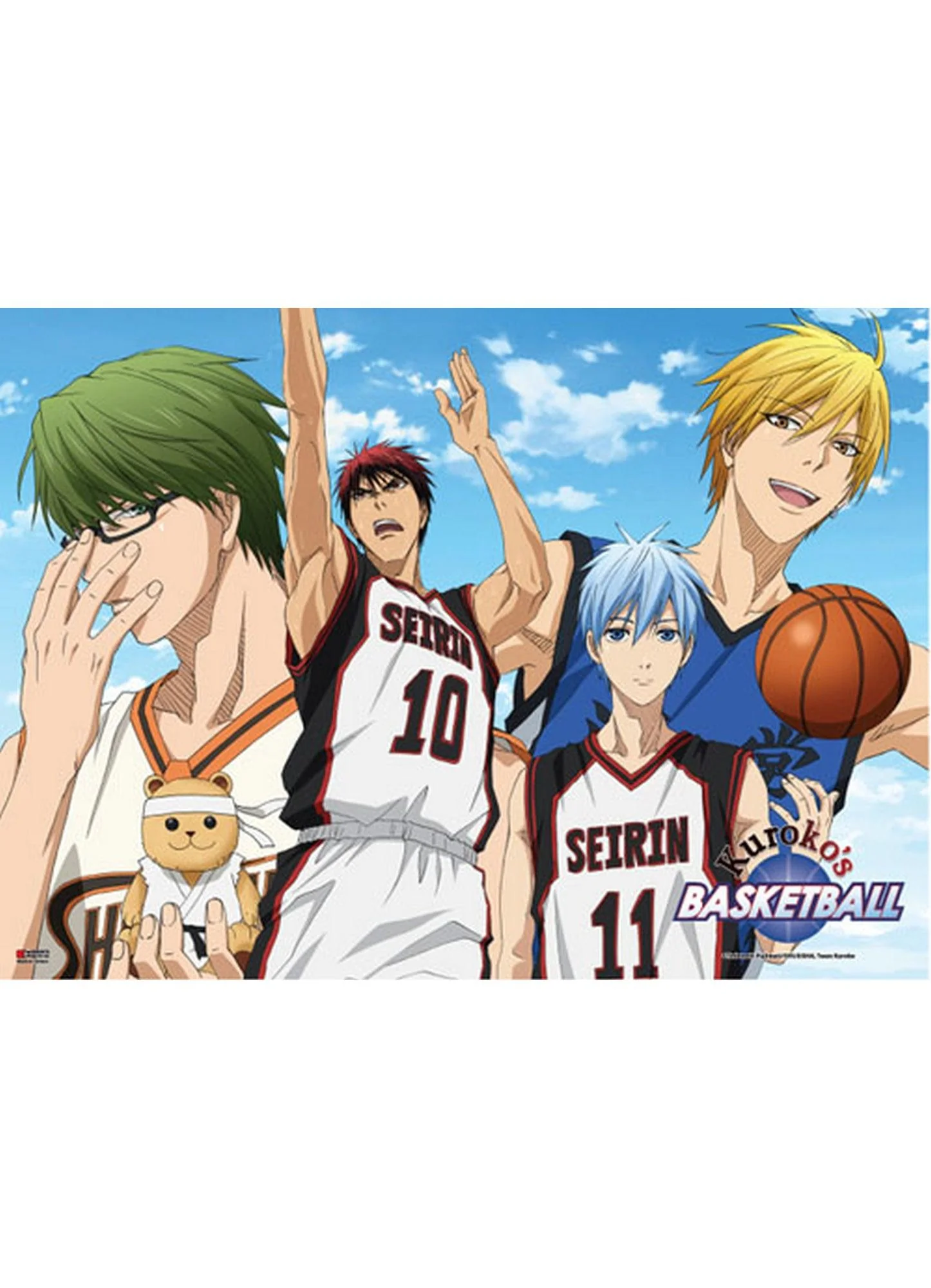 Kuroko's Basketball - Basketball Group Fabric Poster