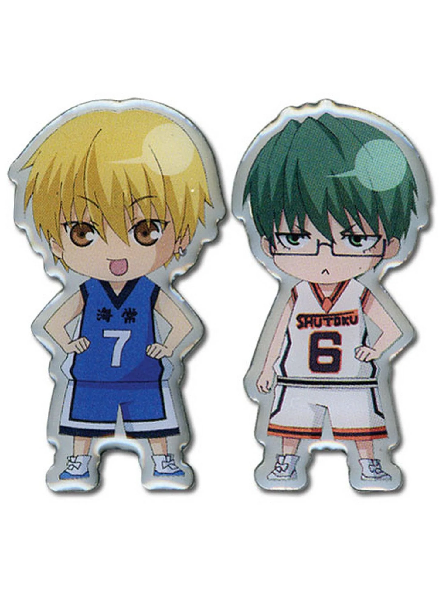 Kuroko's Basketball - Ryota Kise And Yukio Kasamatsu SD Metal Pin
