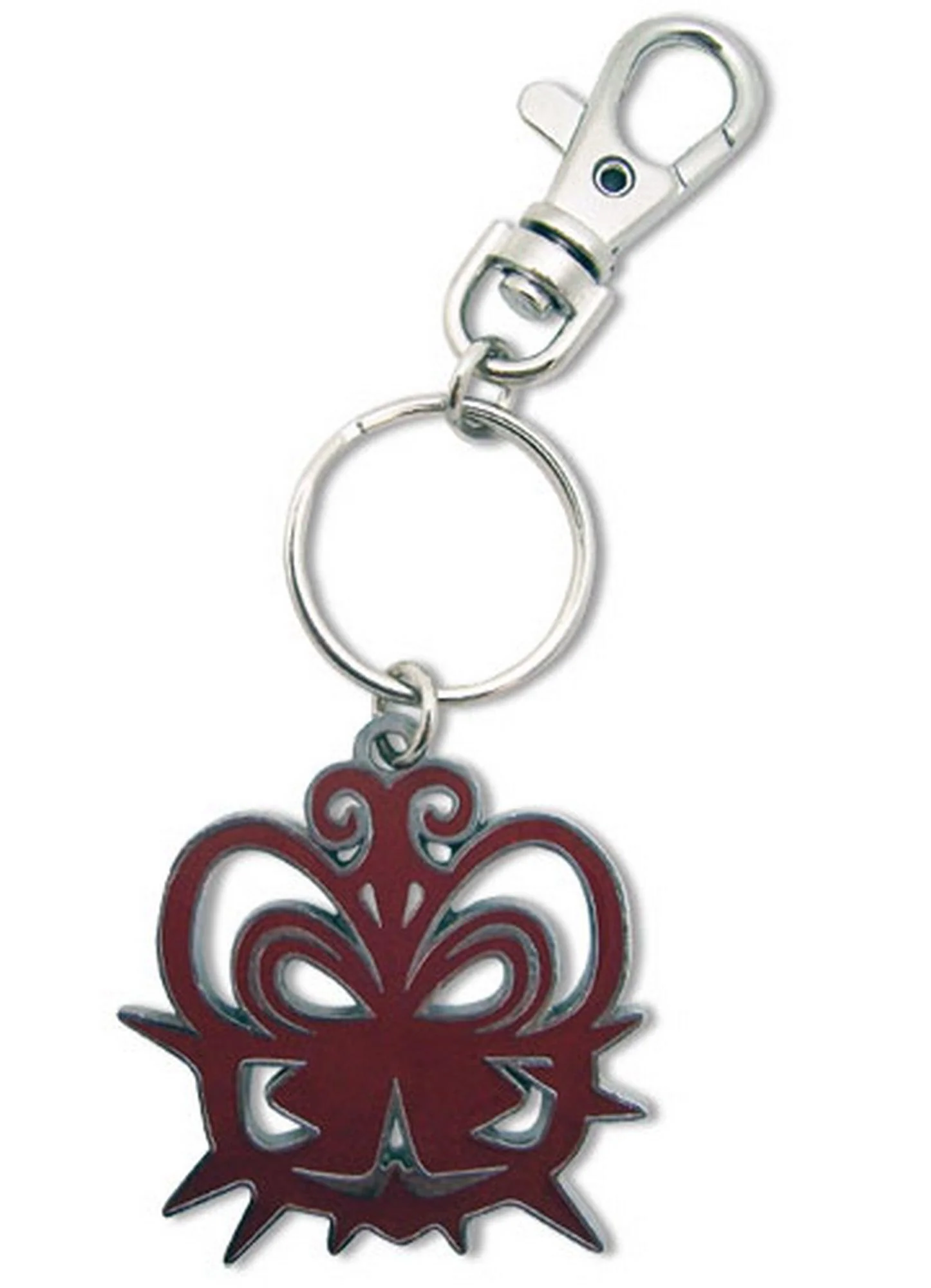 Madoka Magica - Rose Garden Witch's Kiss Symbol Metal Keychain