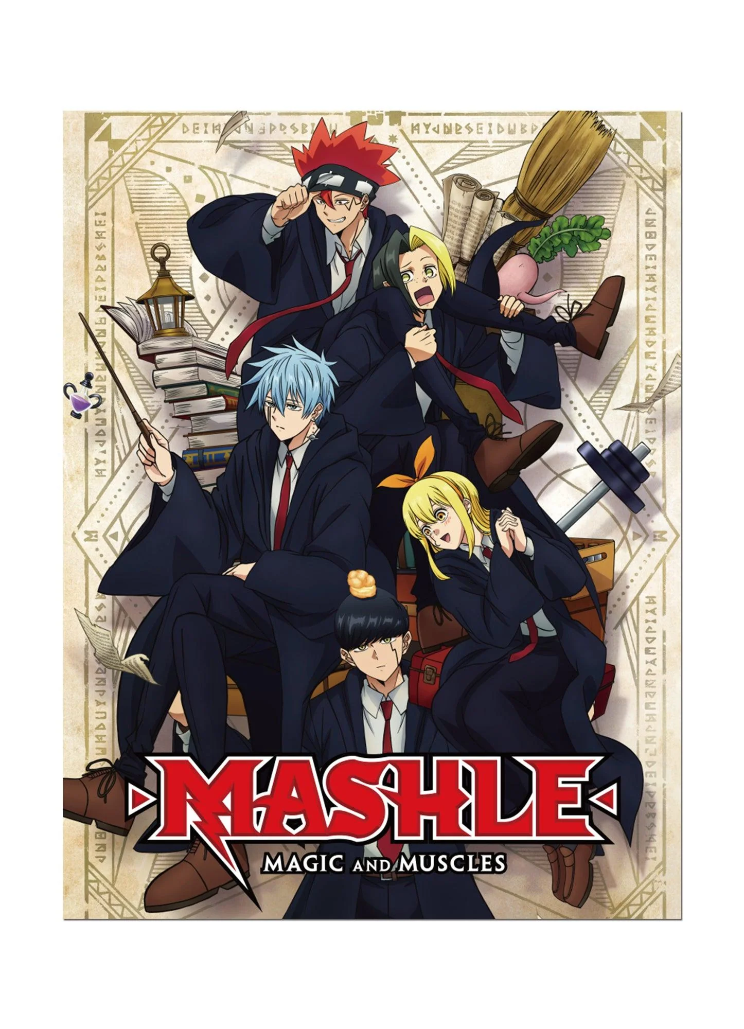 MASHLE: MAGIC AND MUSCLES - Key Art # 03 Sublimation Throw Blanket 46"W x 60"H