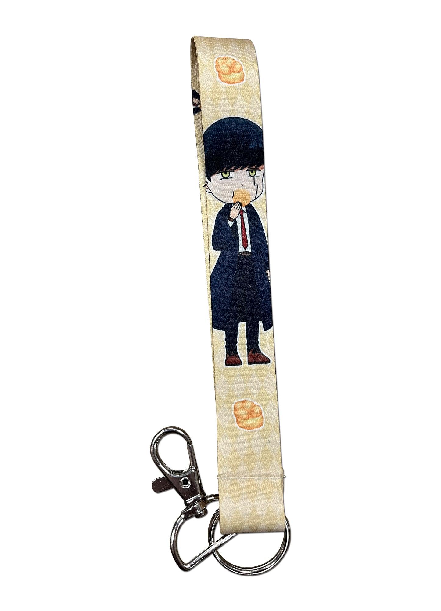 MASHLE: MAGIC AND MUSCLES - SD Mash Burnedead eat puffs Wristband Lanyard