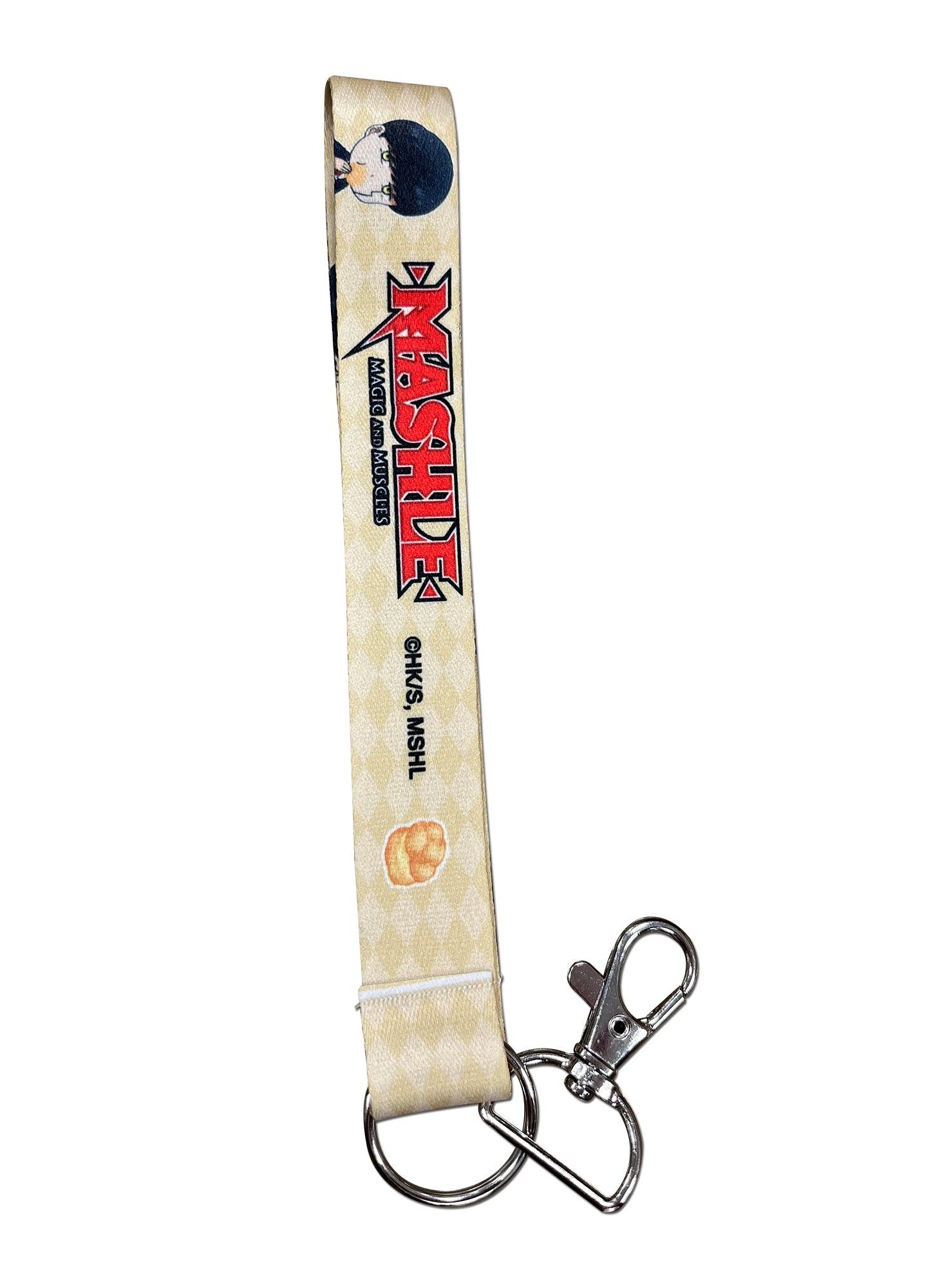 MASHLE: MAGIC AND MUSCLES - SD Mash Burnedead eat puffs Wristband Lanyard - Image 2