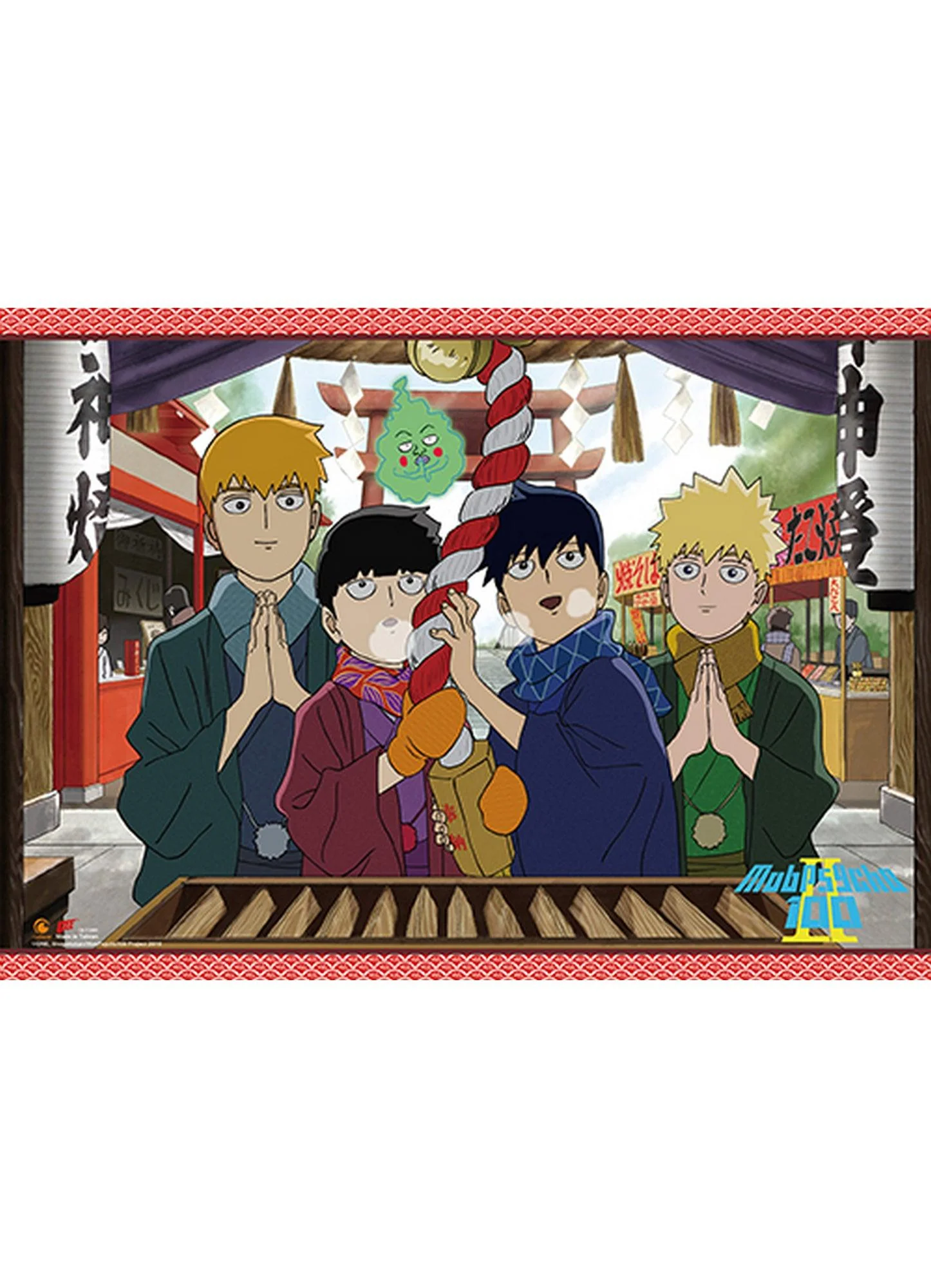 Mob Psycho 100 S2 - Group New Year Wall Scroll