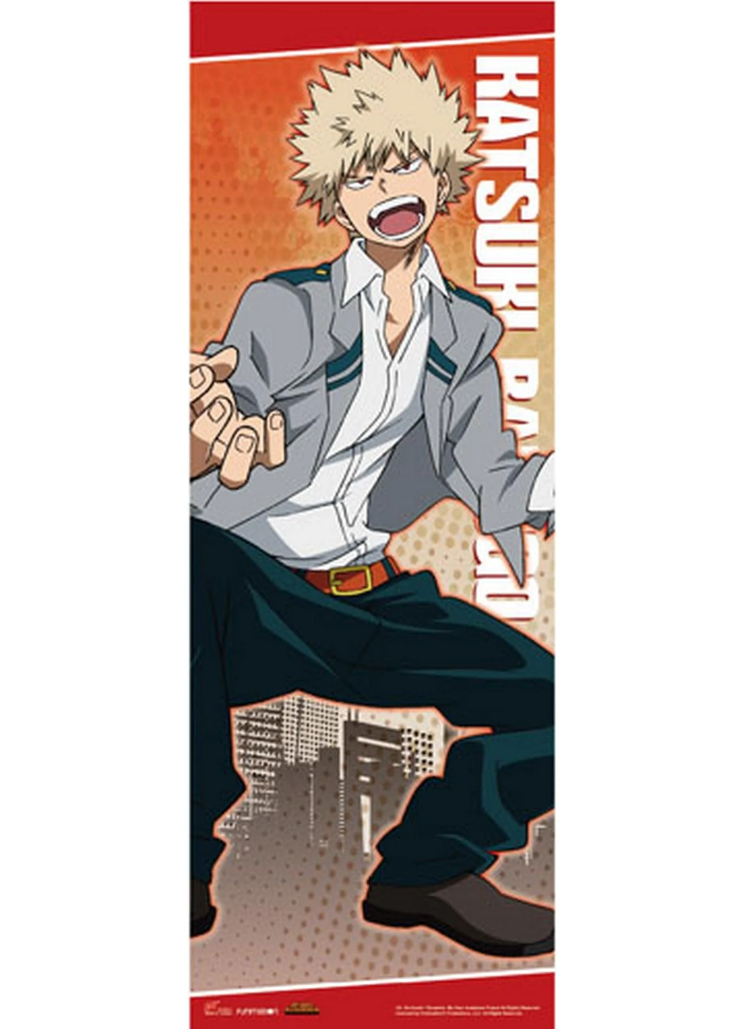 My Hero Academia - Katsuki Bakugo Uniform Human Size Se Wall Scroll