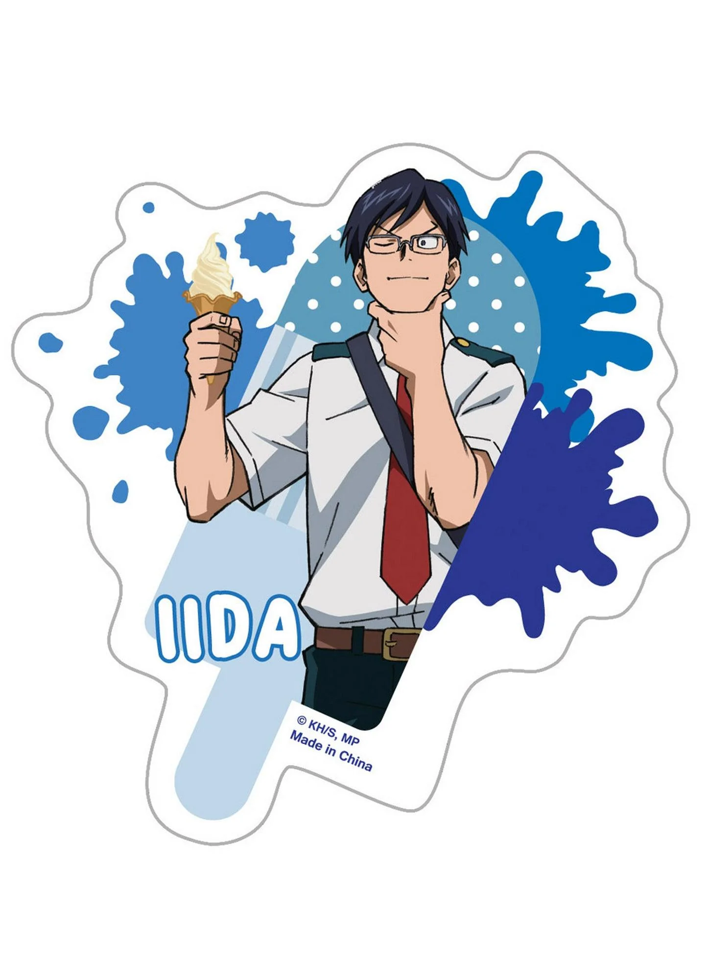 My Hero Academia - Ice Cream Iida Tenya "Ingenium" Die-Cut Sticker 3.5"