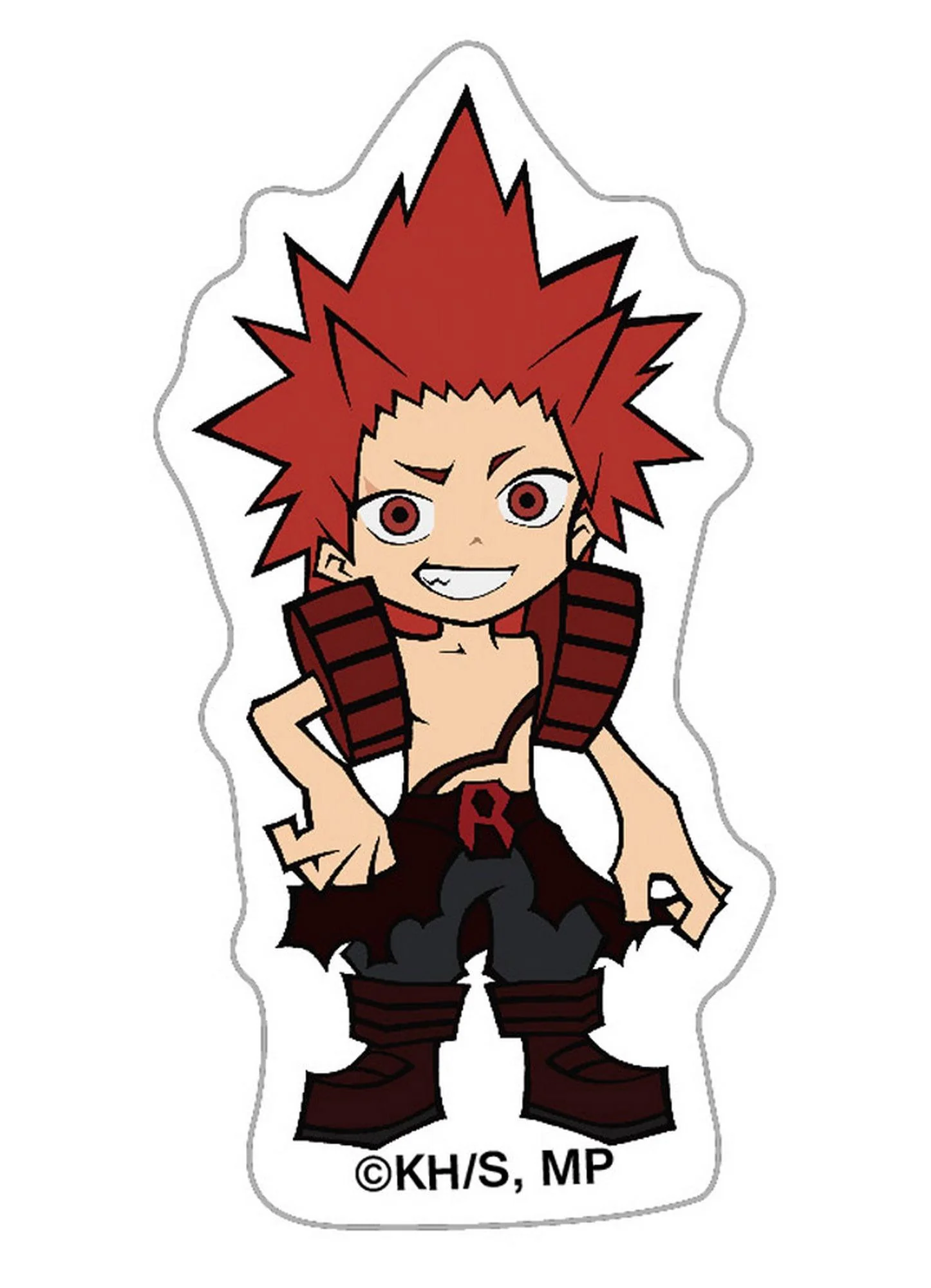 My Hero Academia - Eijiro Kirishima "Red Riot" SD Die-Cut Sticker 3.5"