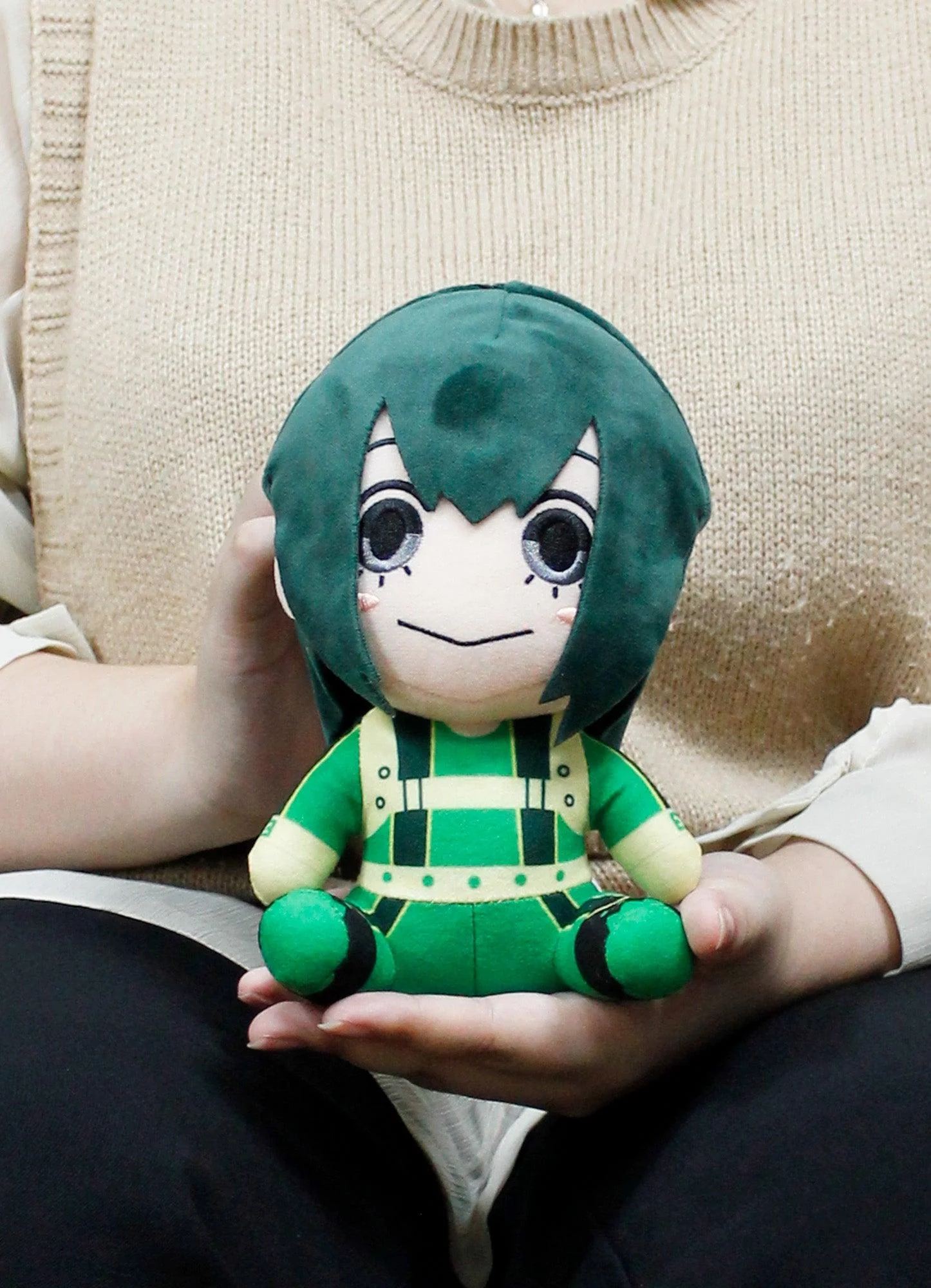 My Hero Academia S2 - Tsuyu Asui Hero Costume Sitting Plush 7"H - Image 4