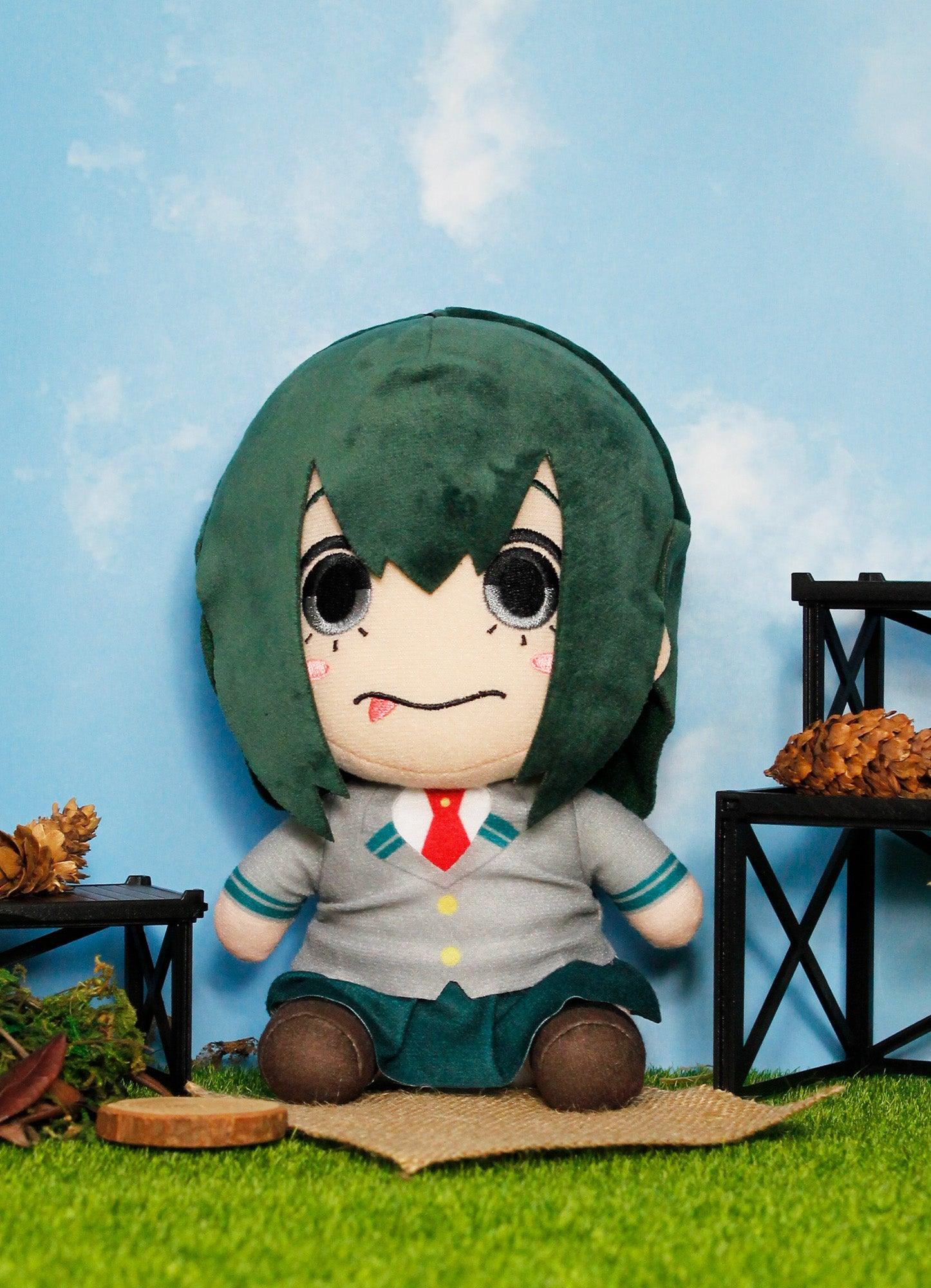 My Hero Academia S2 - Tsuyu Asui Seifuku Sitting Plush 7"H - Image 3
