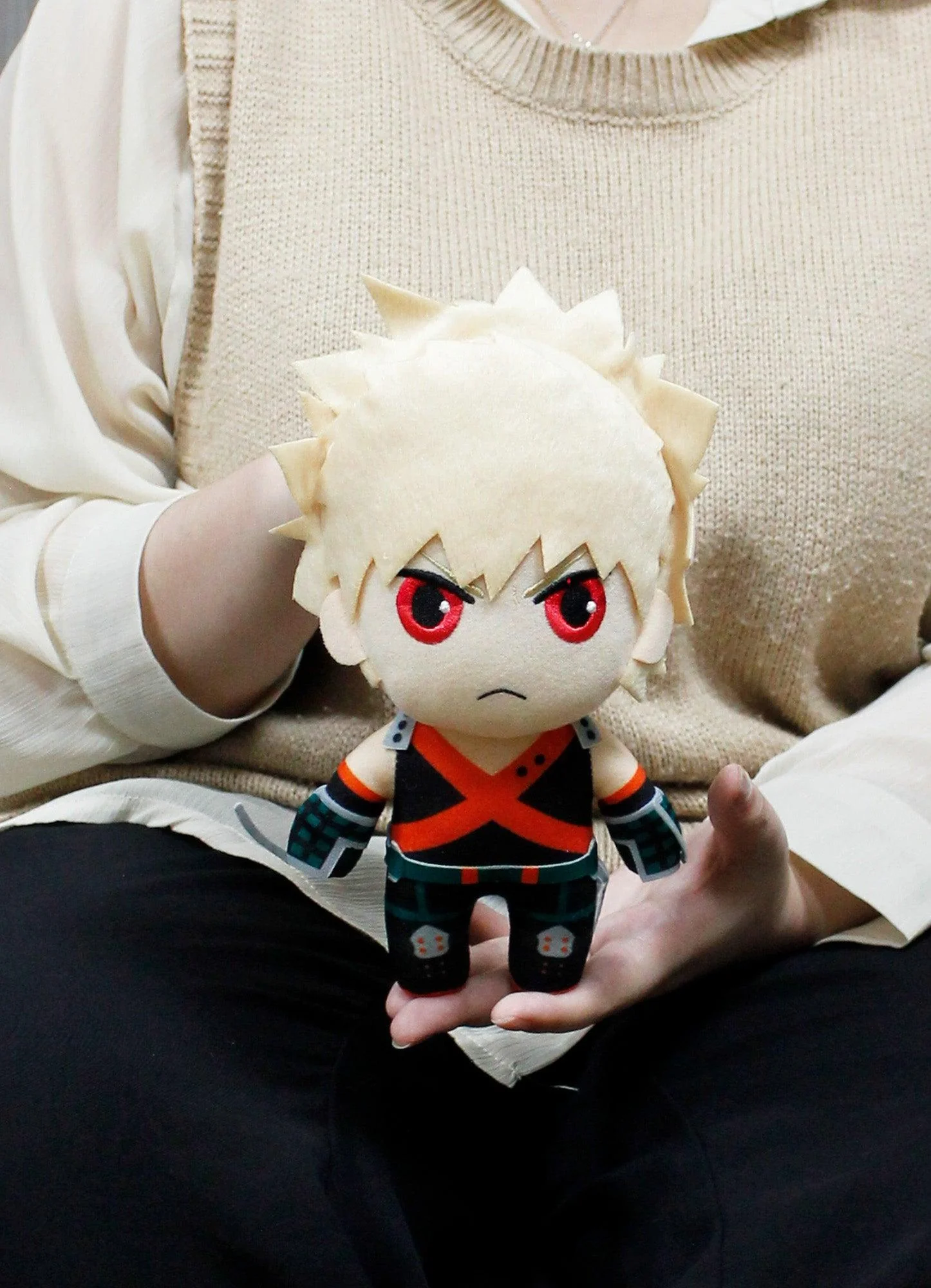 My Hero Academia S2 - Katsuki Bakugo Hero Costume Plush 8"H - Image 4