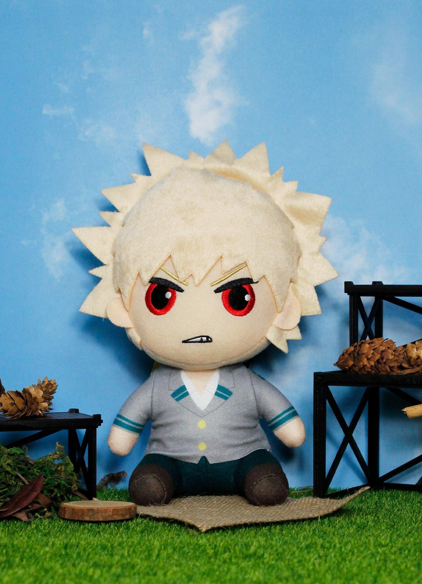 My Hero Academia S2 - Katsuki Bakugo Seifuku Sitting Plush 7"H - Image 3