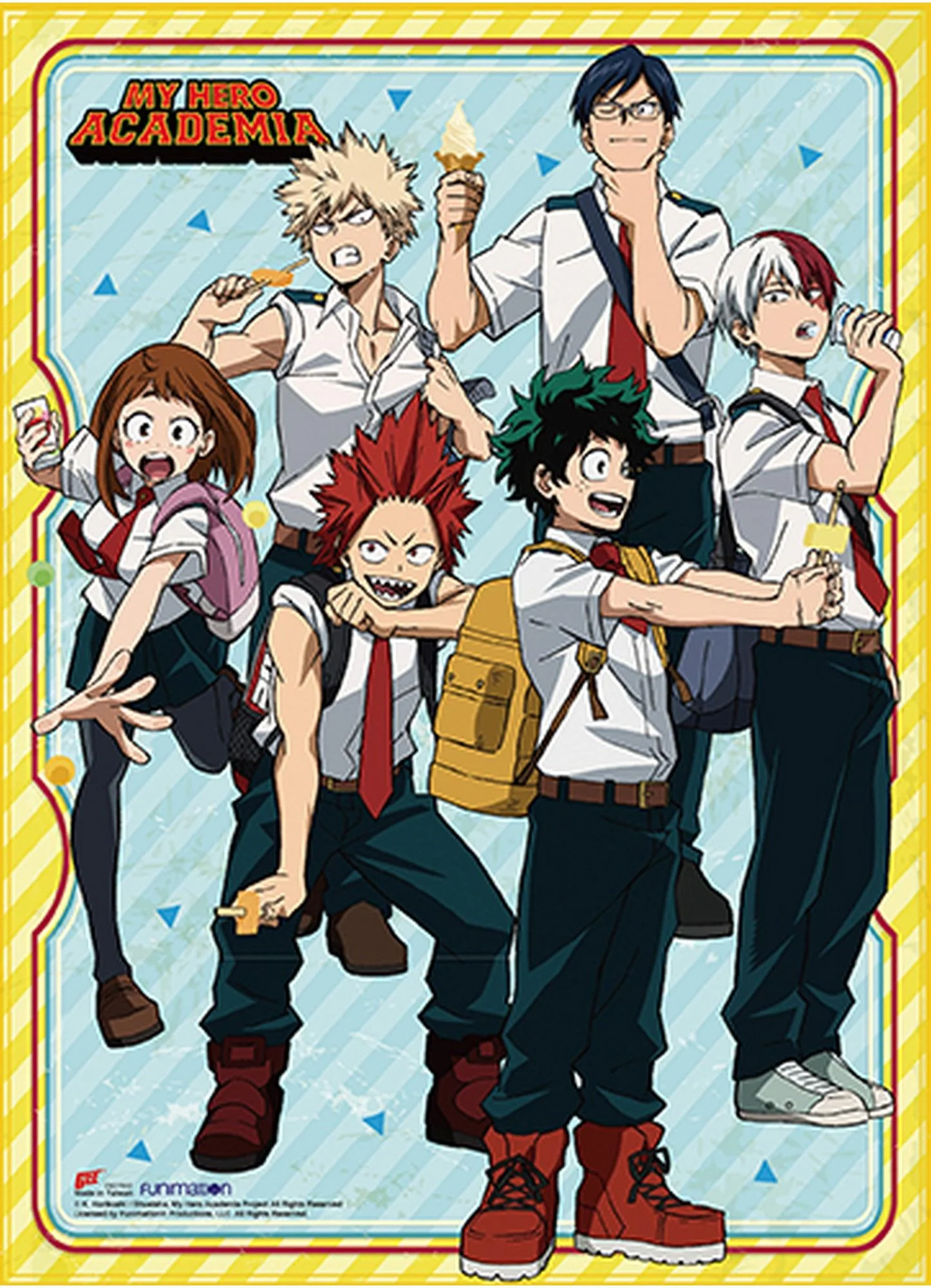 My Hero Academia S2 - Ice Cream Group Wall Scroll
