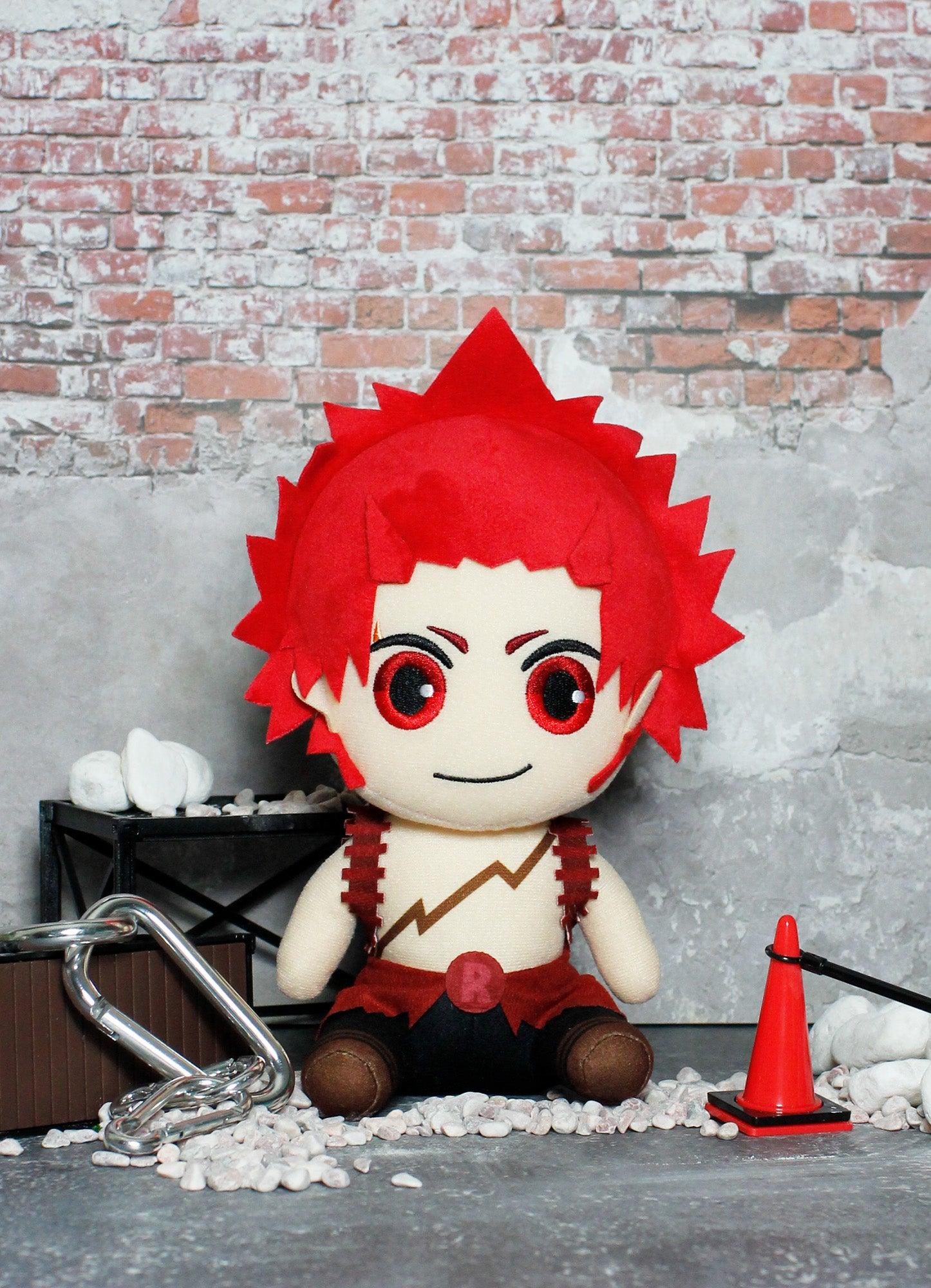 My Hero Academia S2 - Eijiro Kirishima Hero Costume Sitting Plush 7"H - Image 3