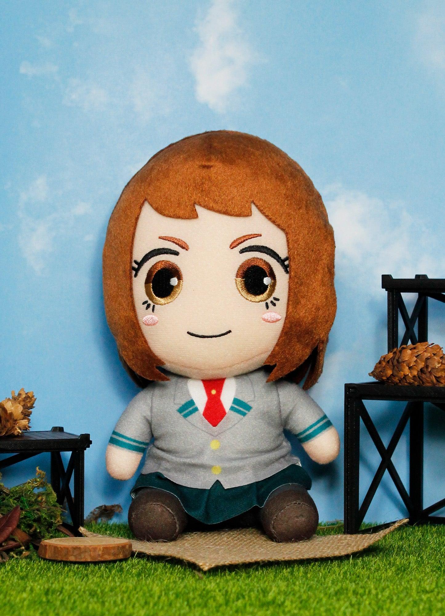 My Hero Academia S2 - Ochako Uraraka Seifuku Sitting Plush 7"H - Image 3
