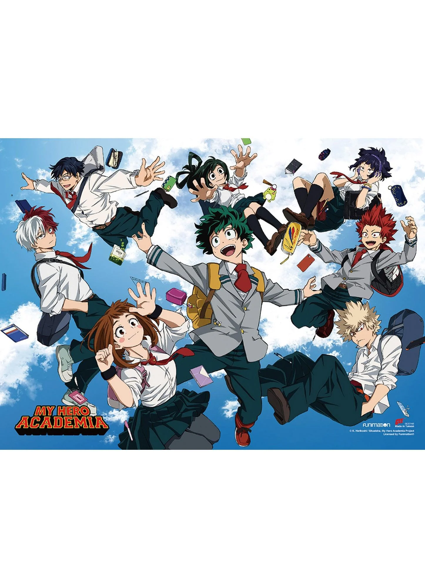 My Hero Academia S3 - Group Flying Sky Wall Scroll