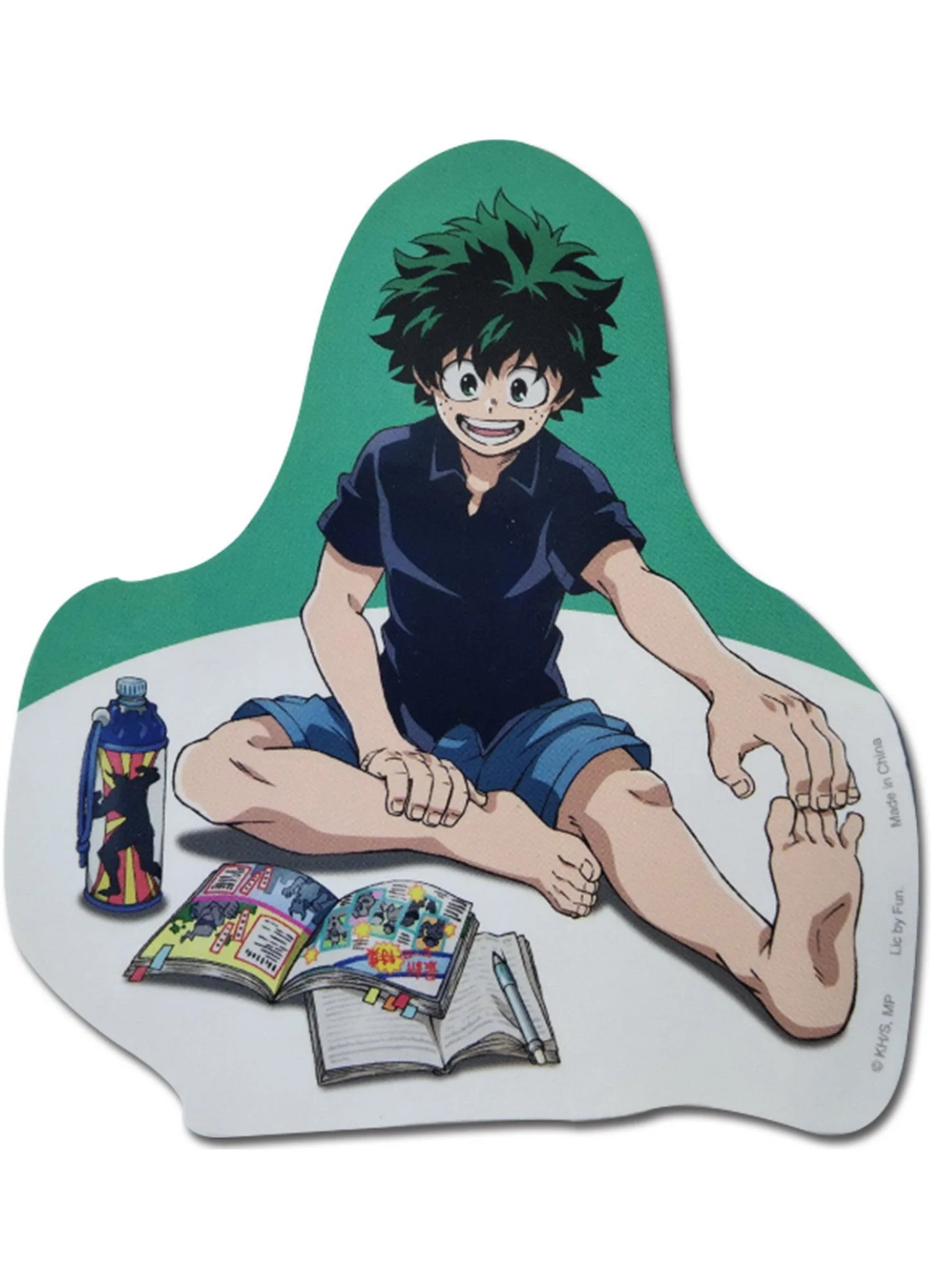 My Hero Academia S3 - Izuku Midoriya "Deku" Artwork H Sticker 4"H