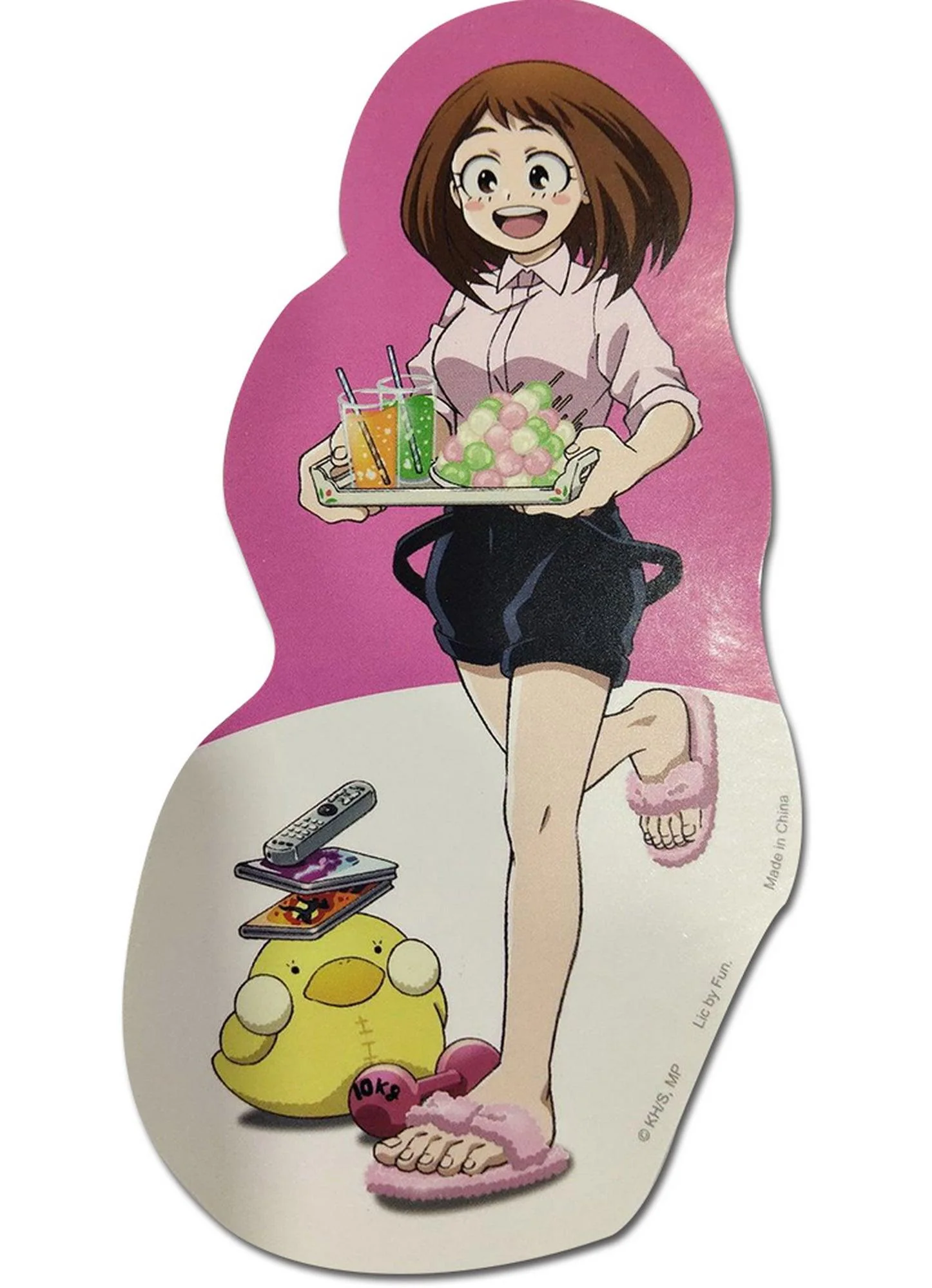 My Hero Academia S3 - Ochaco Uraraka "Uravity" Artwork H Sticker 5"H