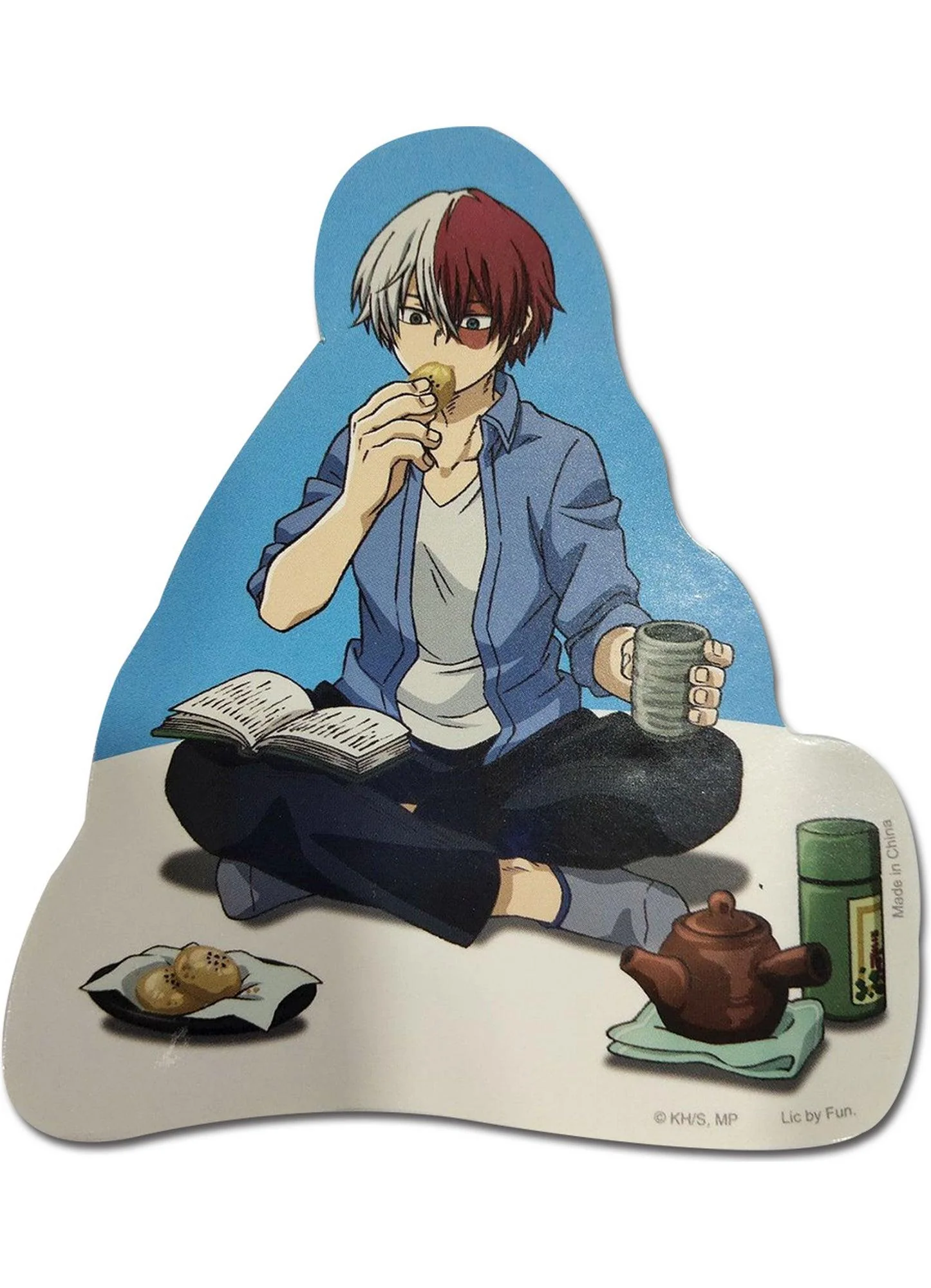 My Hero Academia S3 - Shoto Todoroki H Sticker 4.18"H