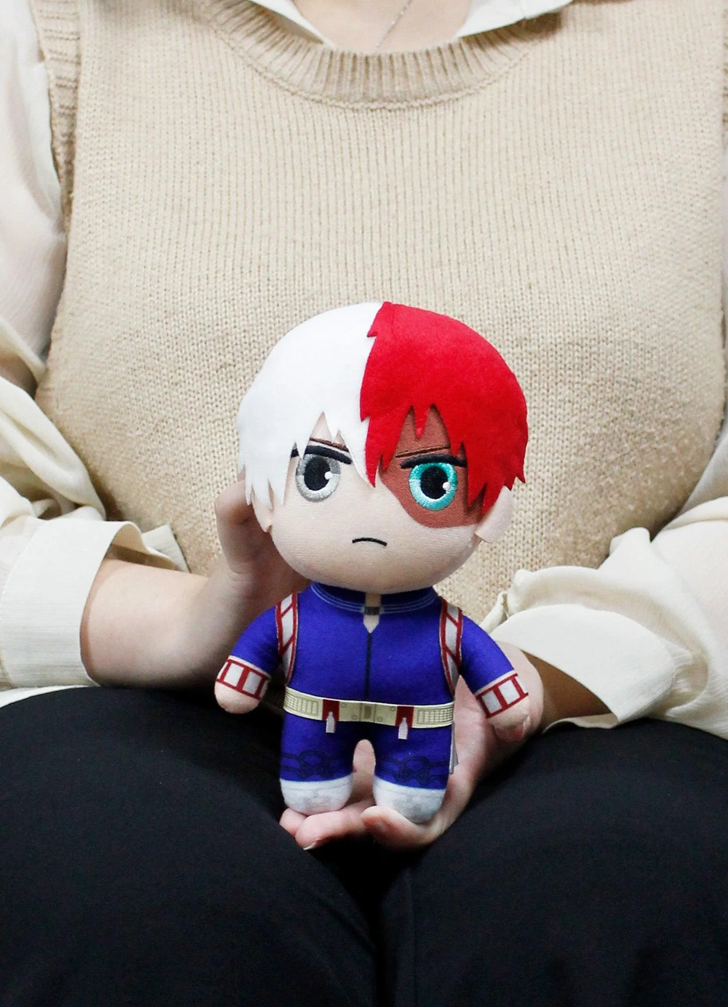 My Hero Academia S3 - Shoto Todoroki Hero Costume Plush 8"H - Image 4