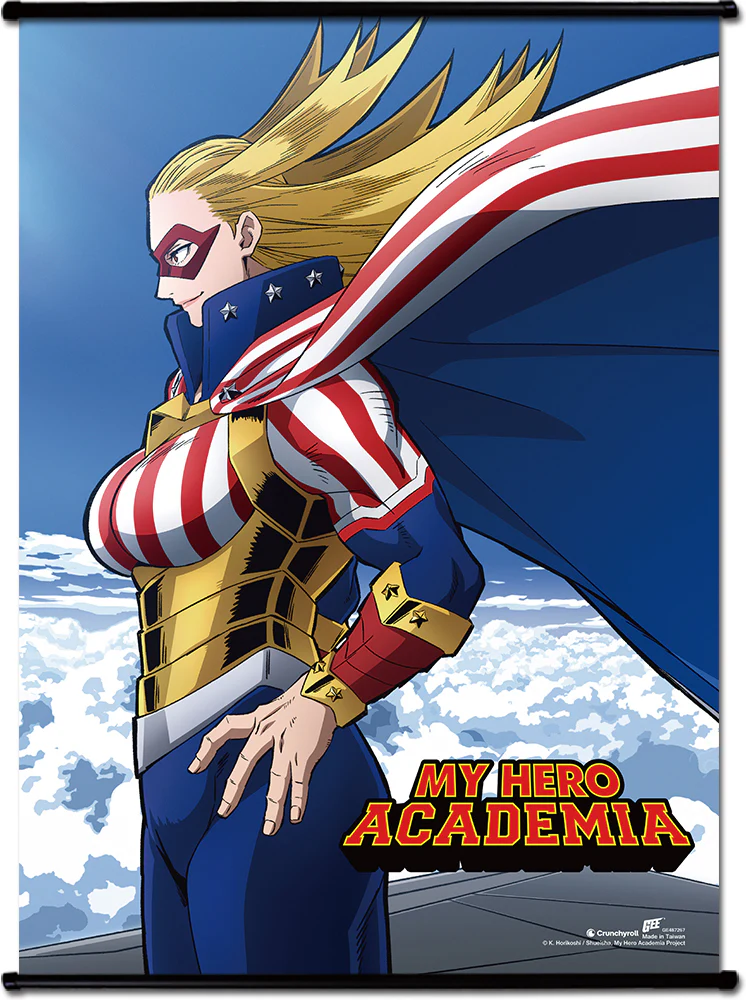 MY HERO ACADEMIA S7 - STAR AND STRIPE WALL SCROLL 31"W x 43"H