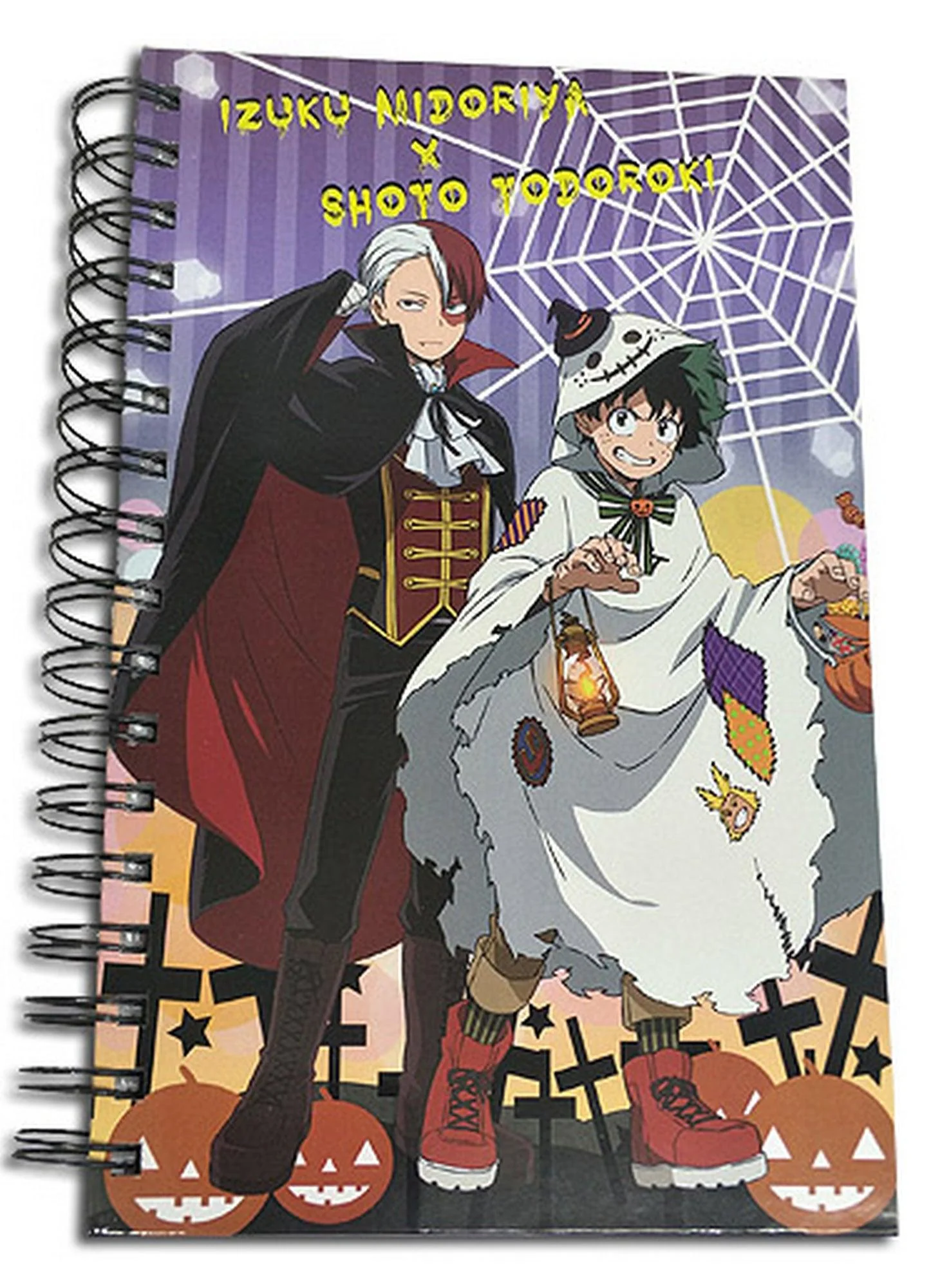 My Hero Academia - Shoto Todoroki & Midoriya Izuku "Deku" Halloween Notebook