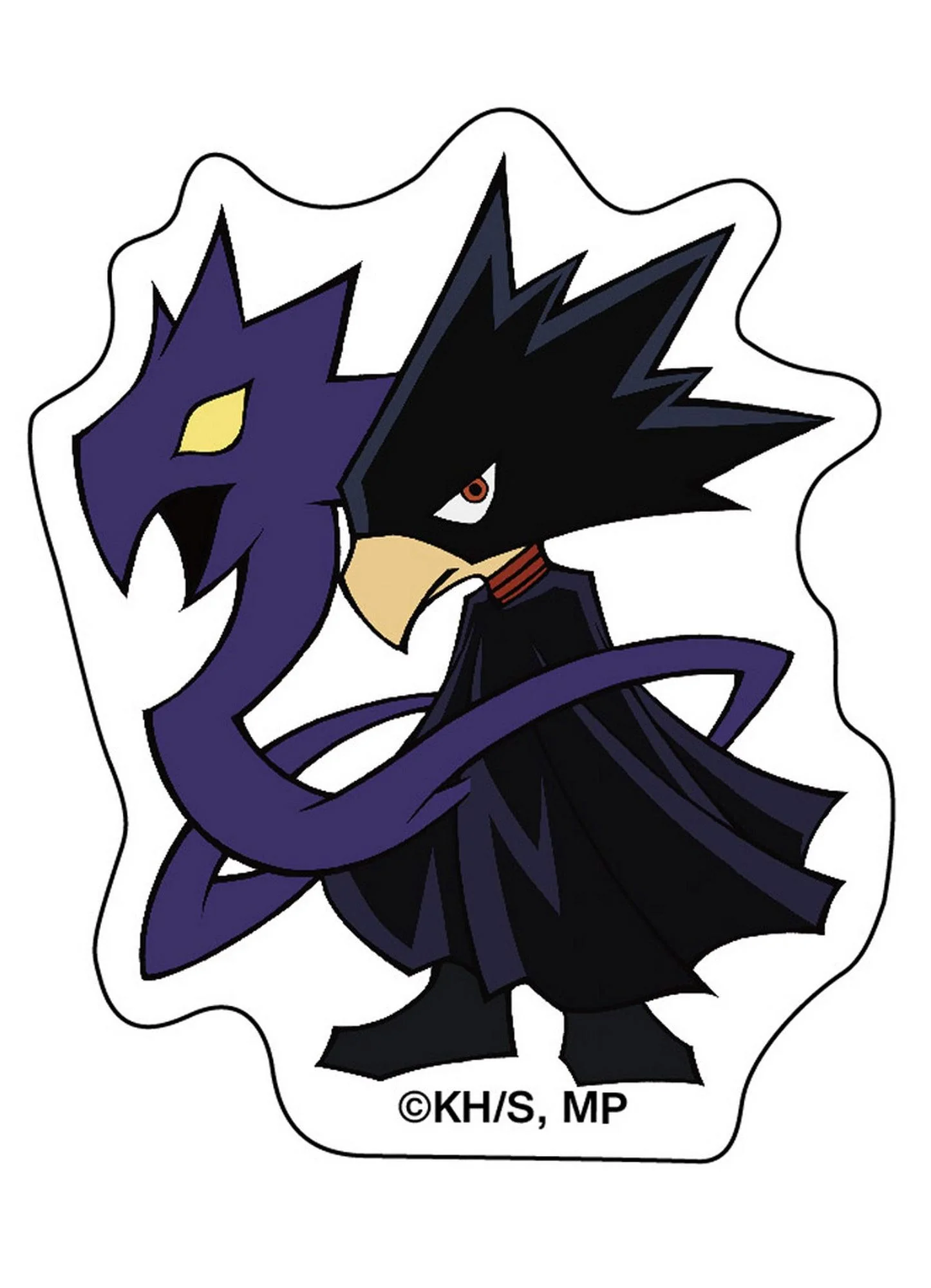 My Hero Academia - Fumikage Tokoyami "Tsukuyomi" SD Die-Cut Sticker