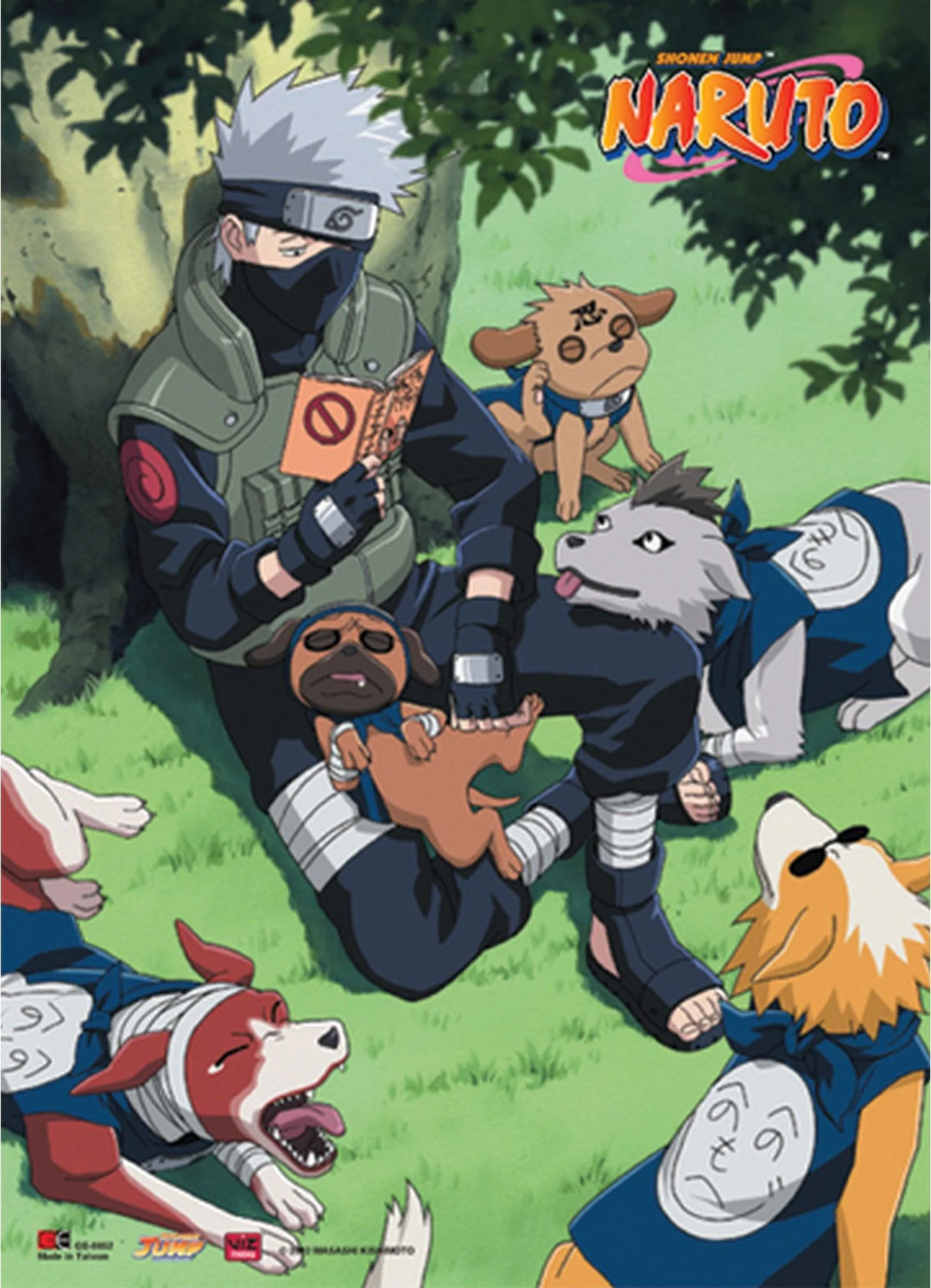 Naruto - Kakashi Hatake Reading Wall Scroll