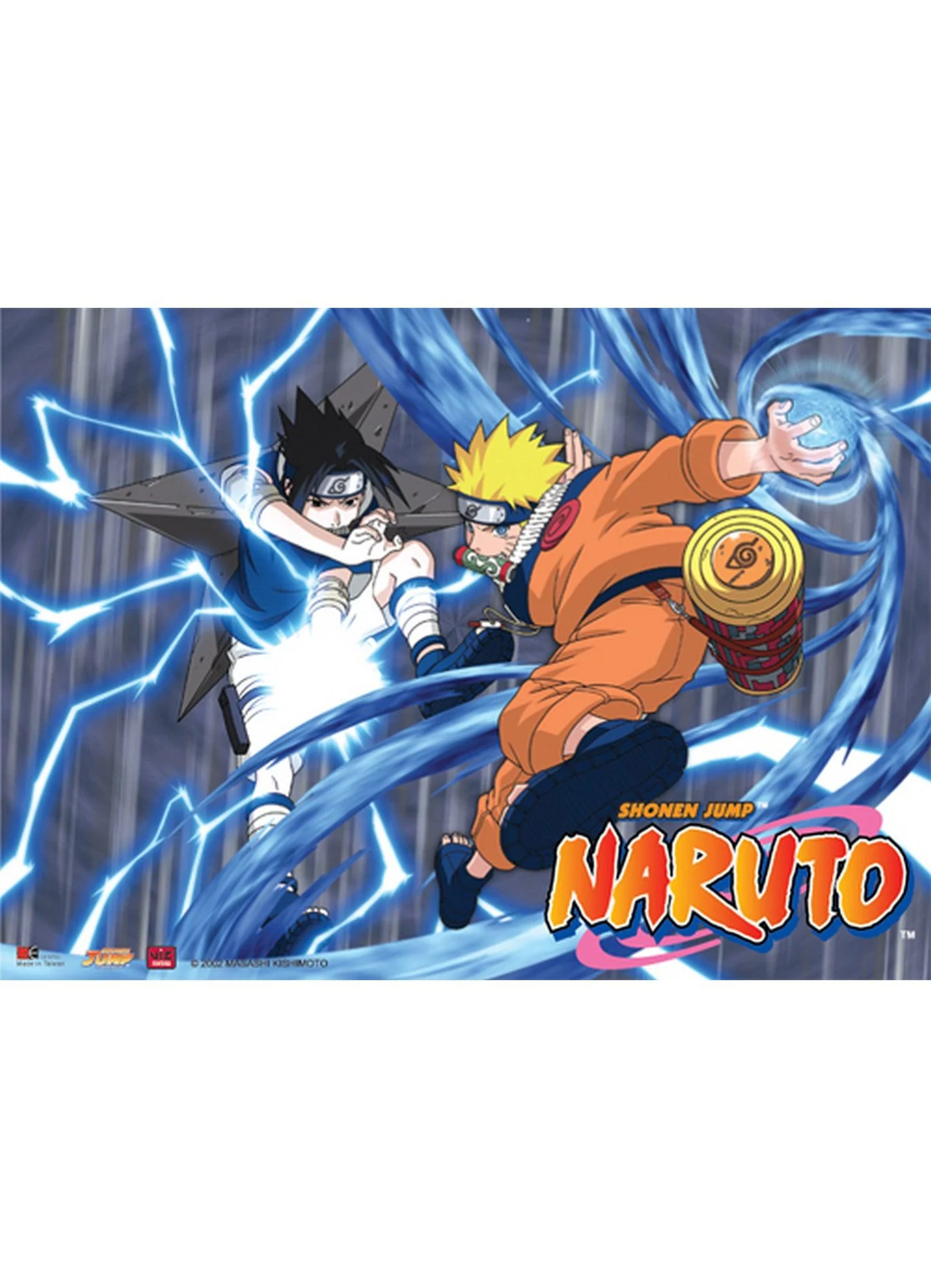 Naruto - Rasengan Vs Chidori Wall Scroll