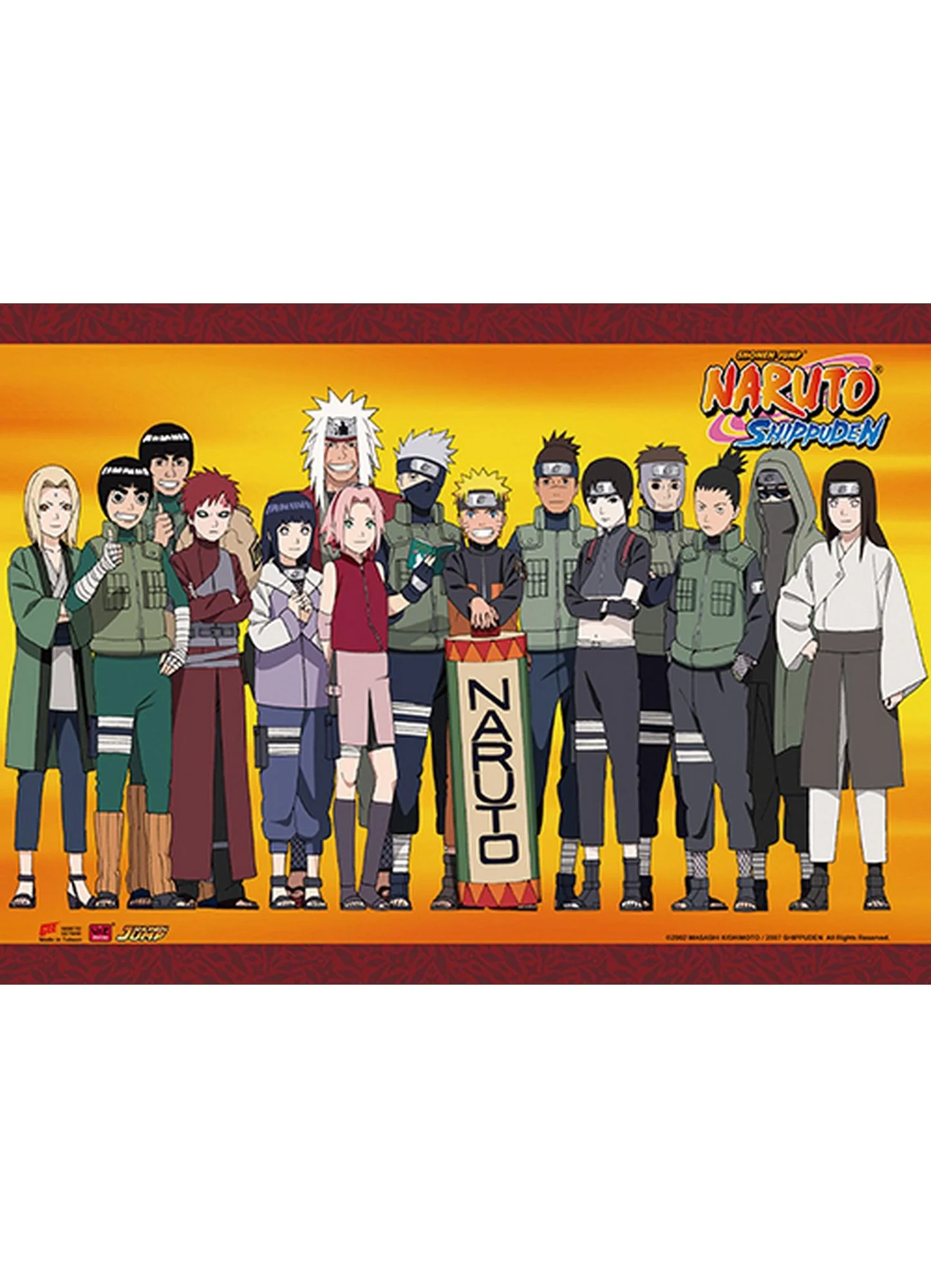 Naruto Shippuden - Character Group Wall Scroll