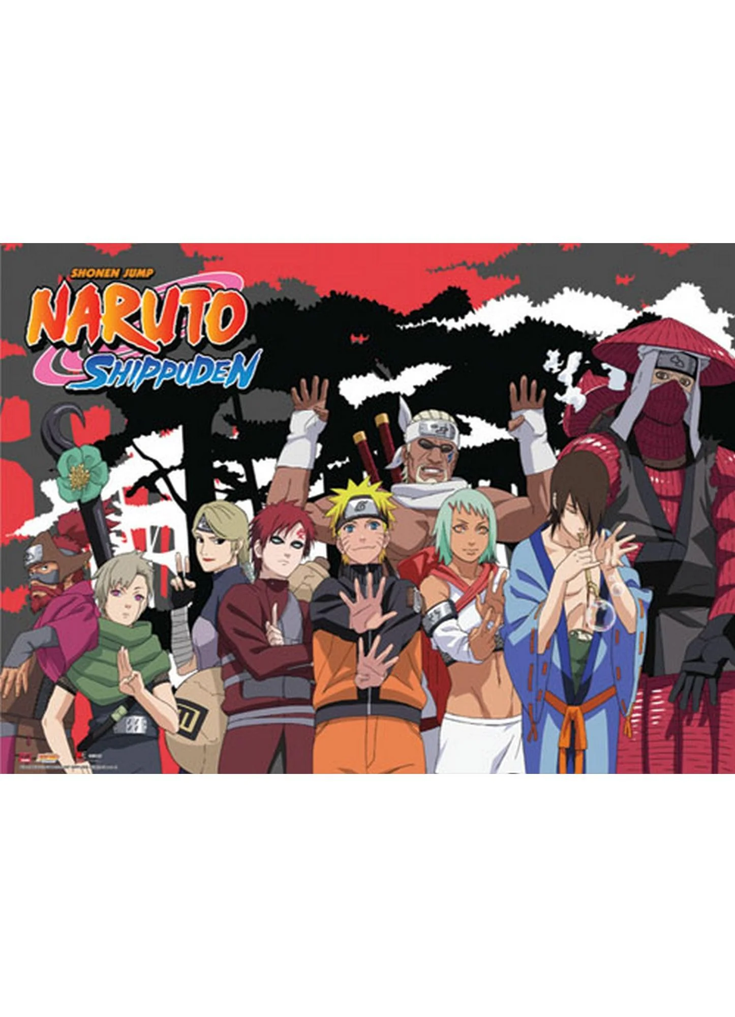 Naruto Shippuden - Jinchuriki Wall Scroll