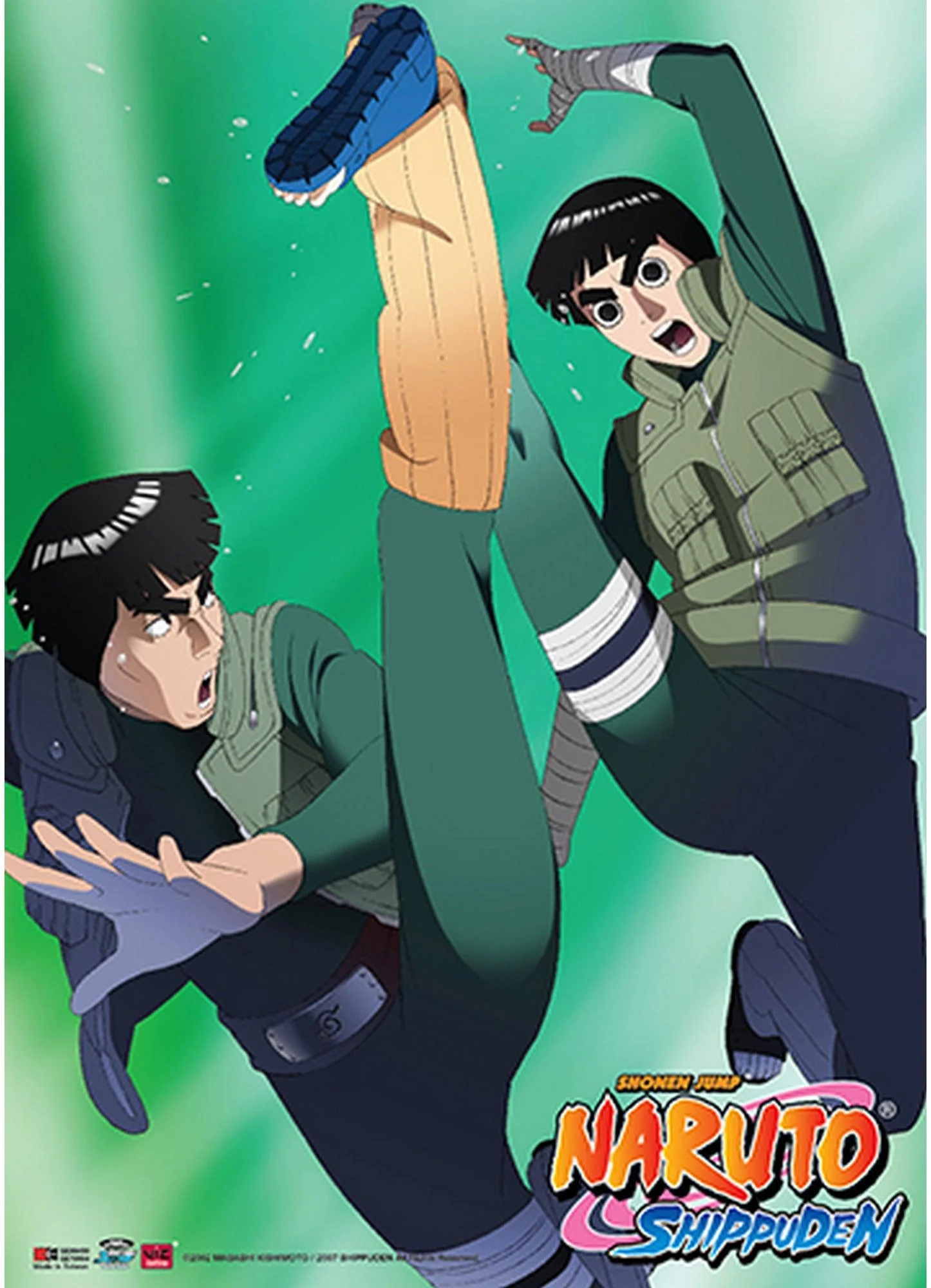 Naruto Shippuden - Rock Lee & Might Guy Wall Scroll