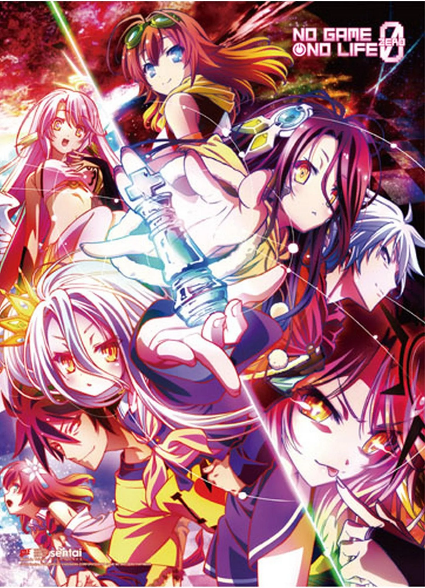 No Game No Life Zero - Key Art 2 Wall Scroll
