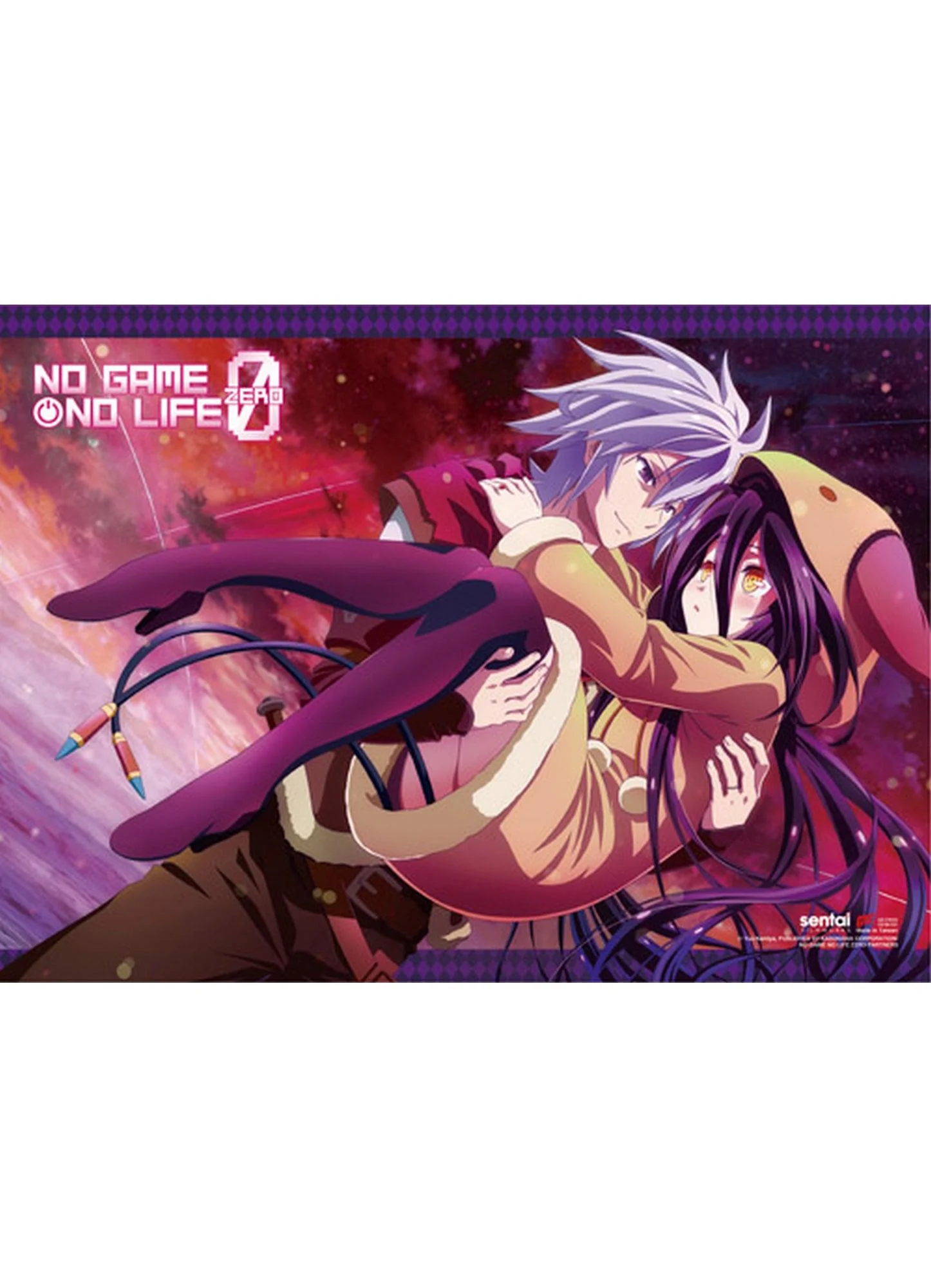 No Game No Life Zero - Riku & Schwi Wall Scroll