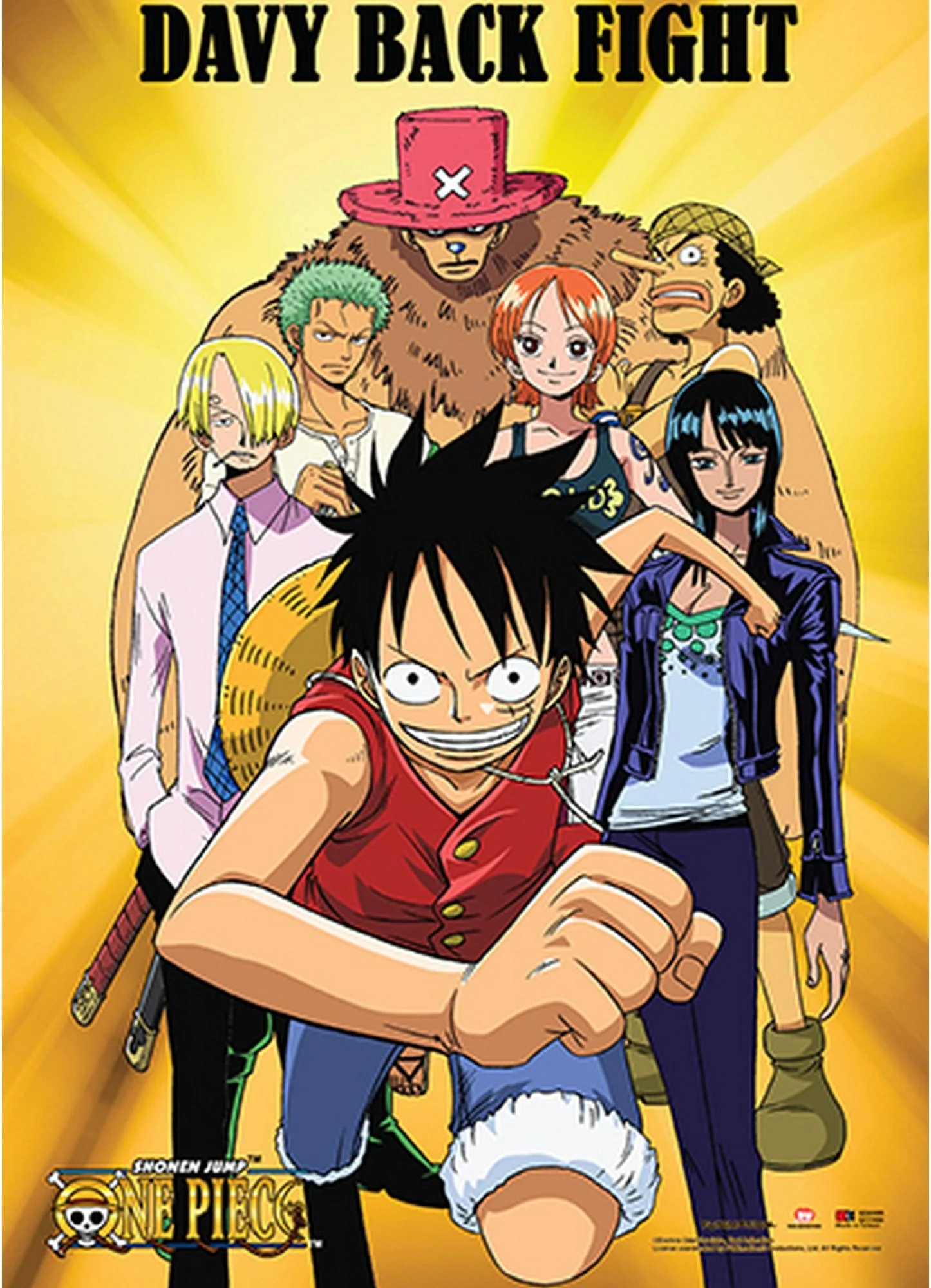One Piece - Davy Back Fight Wall Scroll