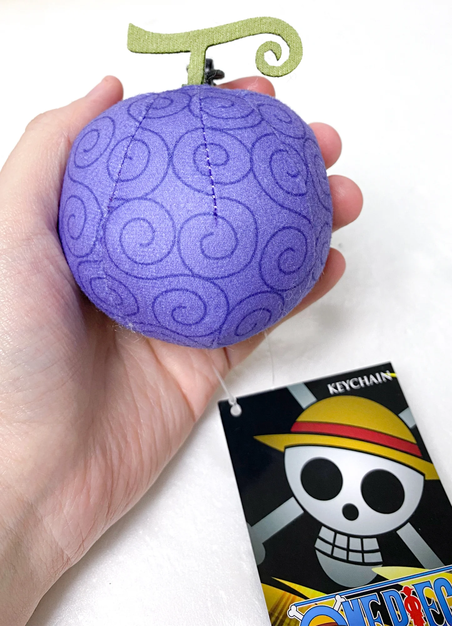 One Piece - Gum Gum Fruit (Gomu Gomu no Mi) Mini Plush w/ Spring Hook 2.5" H - Image 4